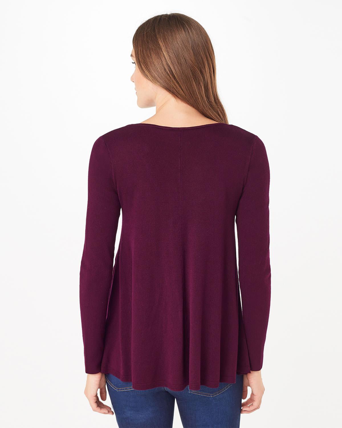 phase eight bella swing dress blackcurrant