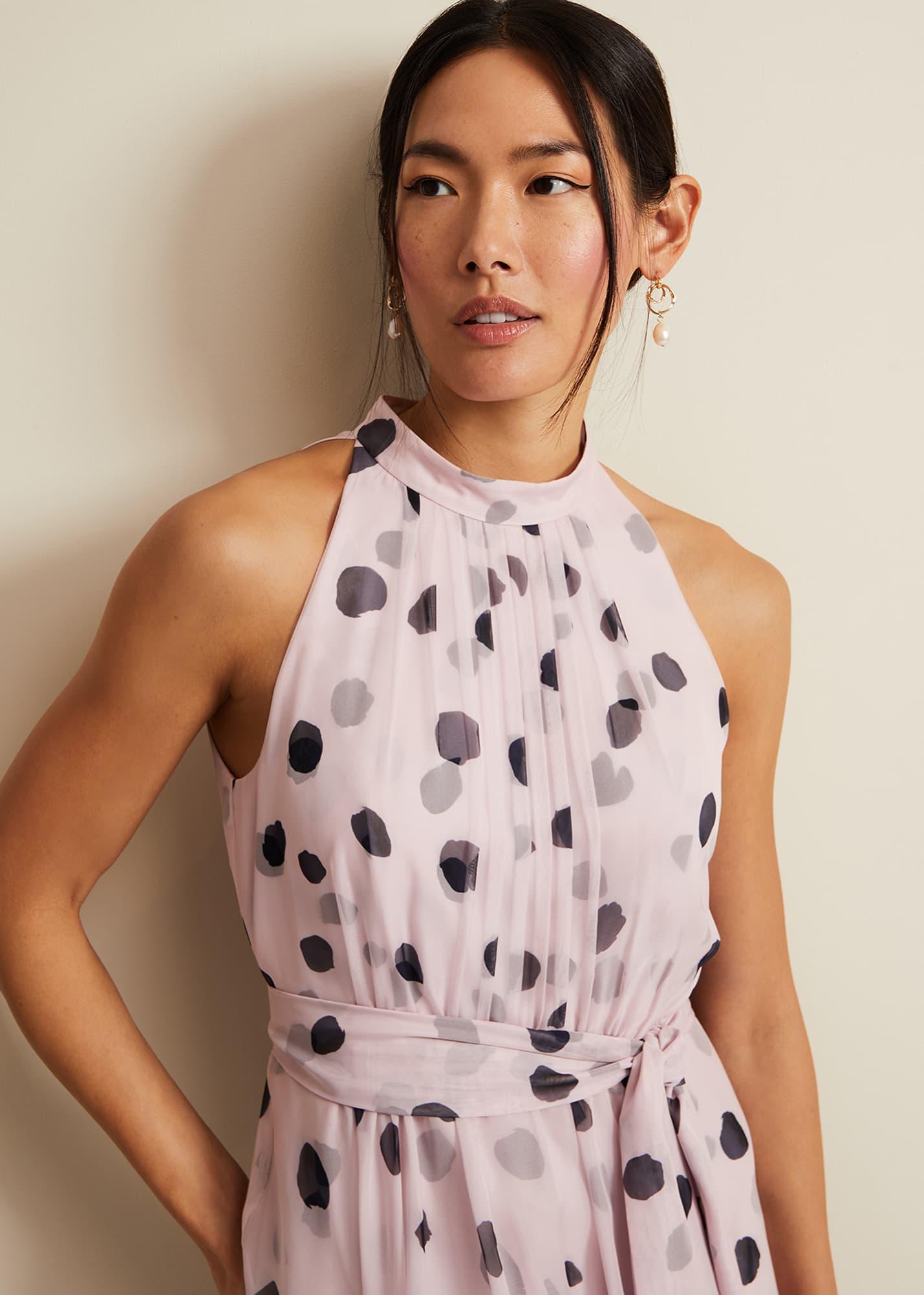 Phase eight nico spot dress top