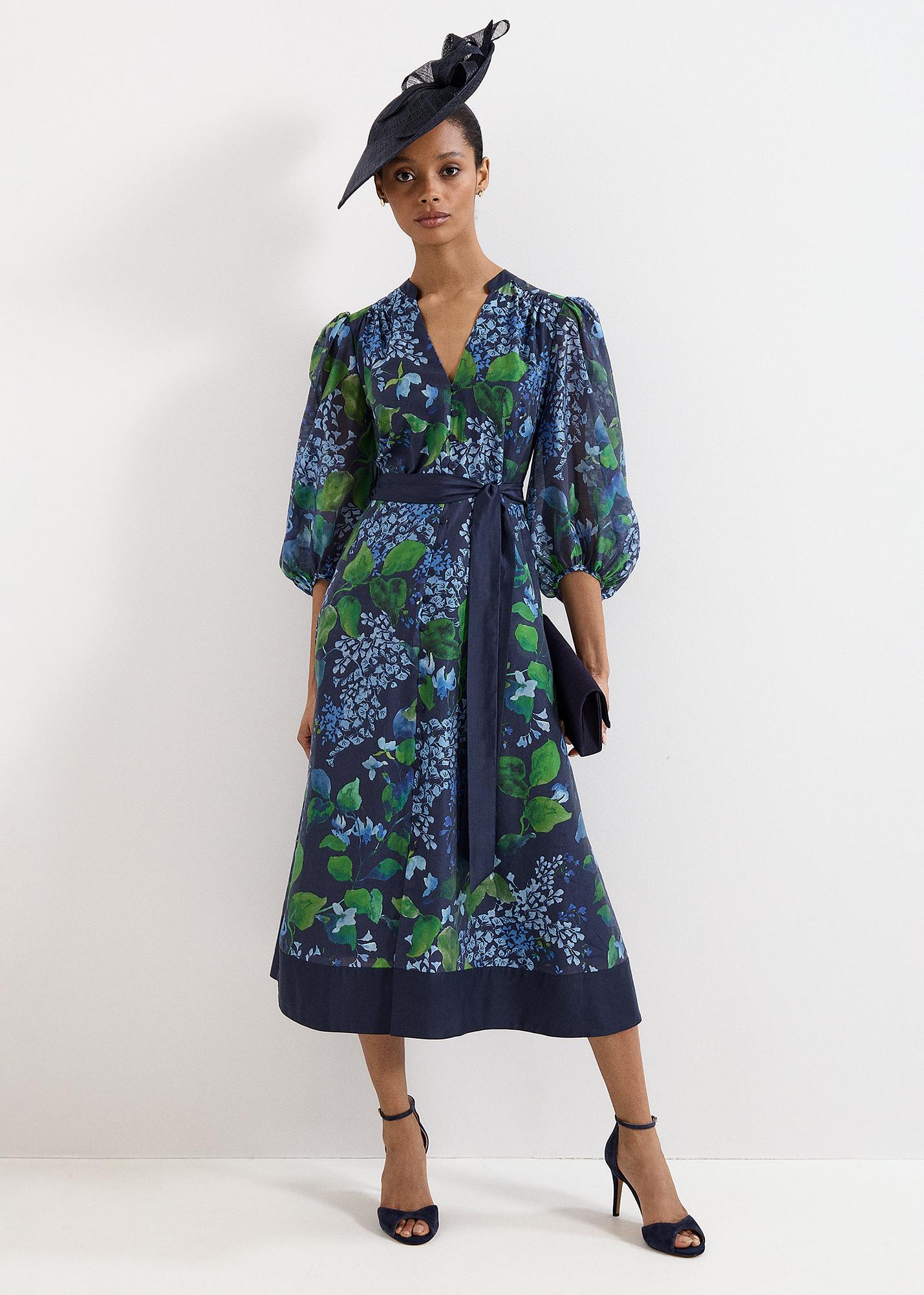 blue dress phase eight Phase Eight Skylar Midi Dress