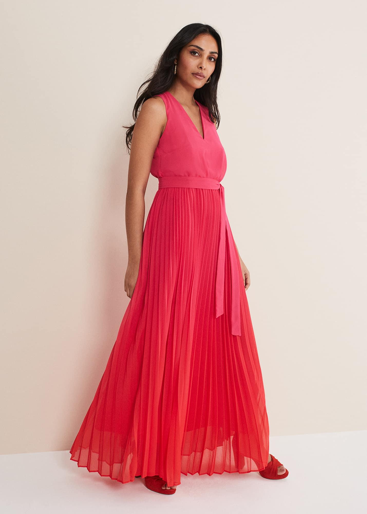 Phase Eight 's Petite Piper Ombre Maxi Dress in Red | Lyst UK