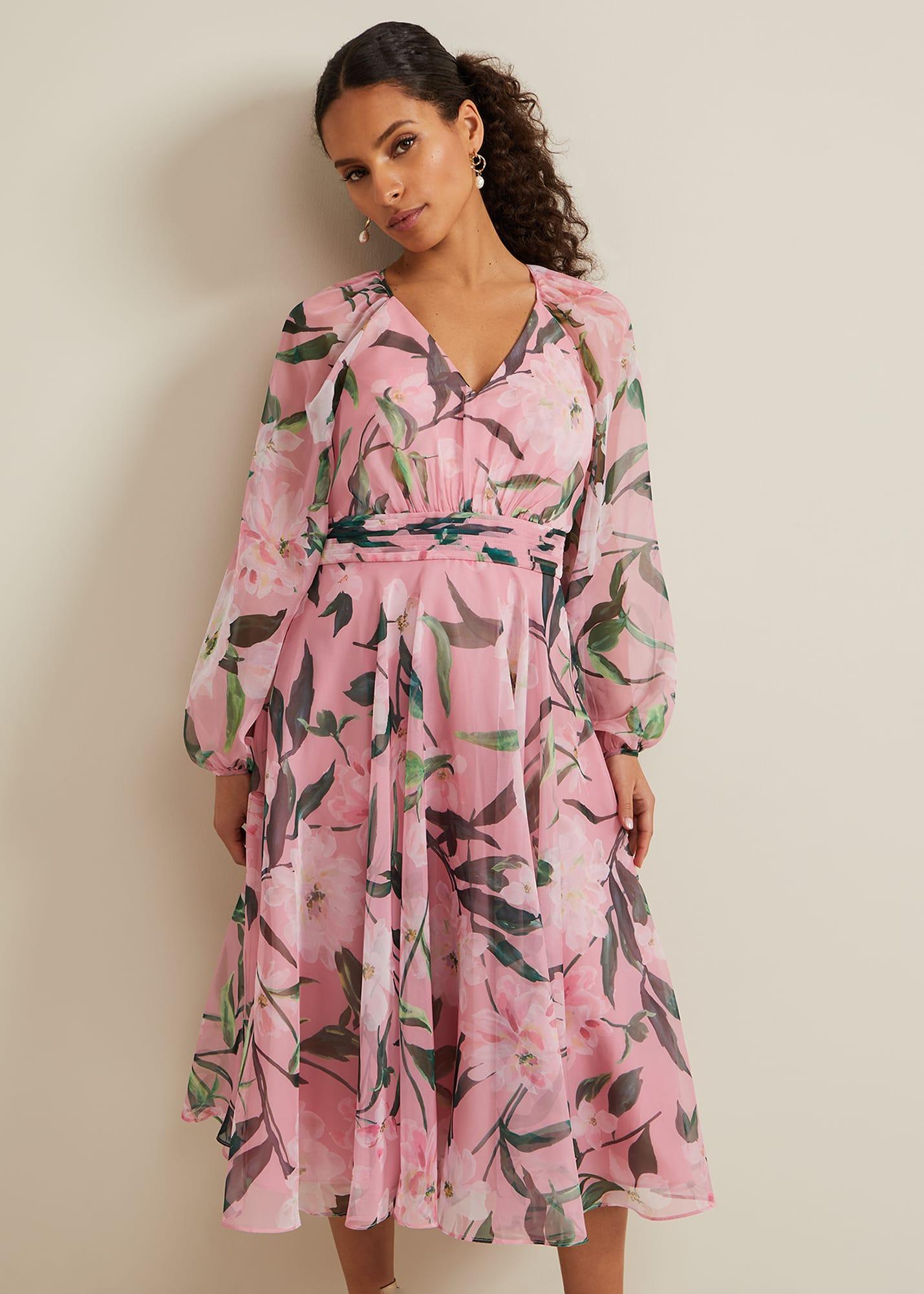 Phase eight kristen top floral print dress