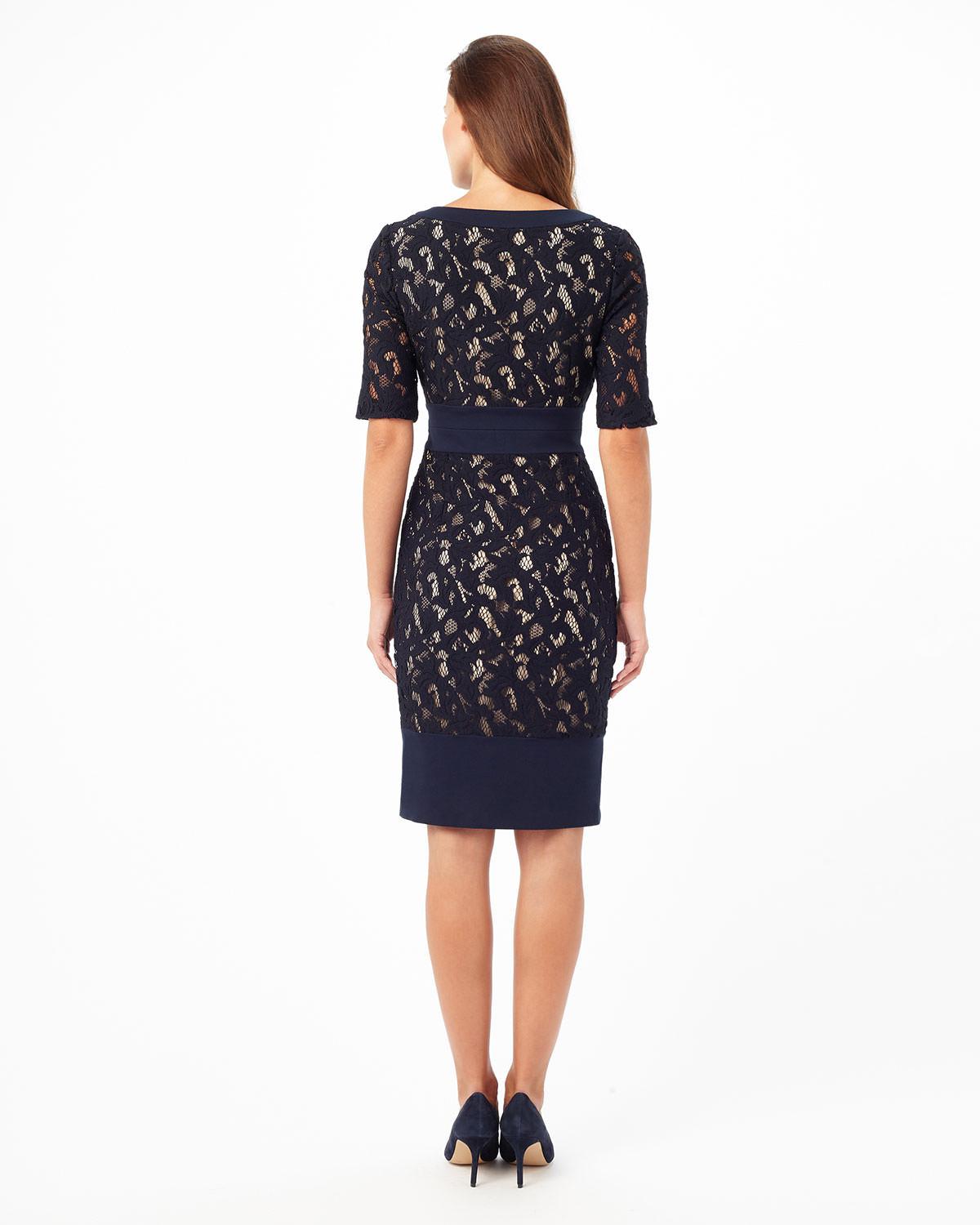 Phase eight navy lace dress Clearance