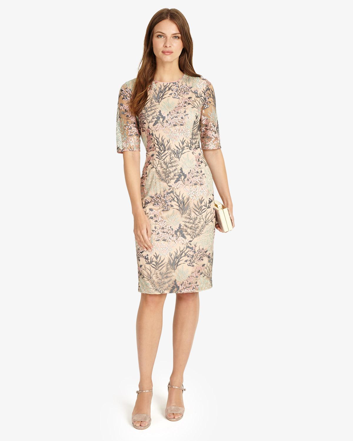 phase eight fern lace dress