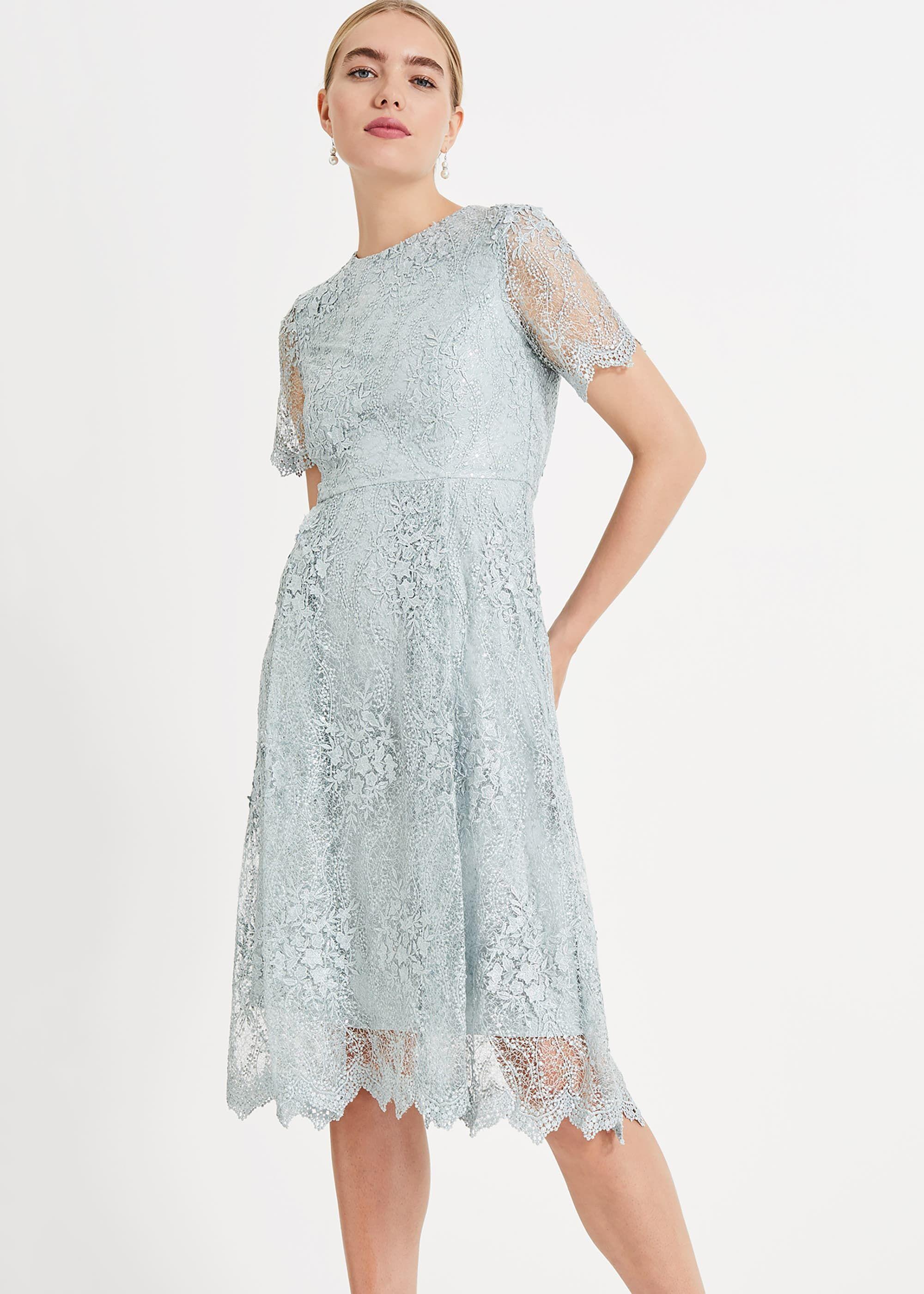 phase eight harlow sequin lace dress
