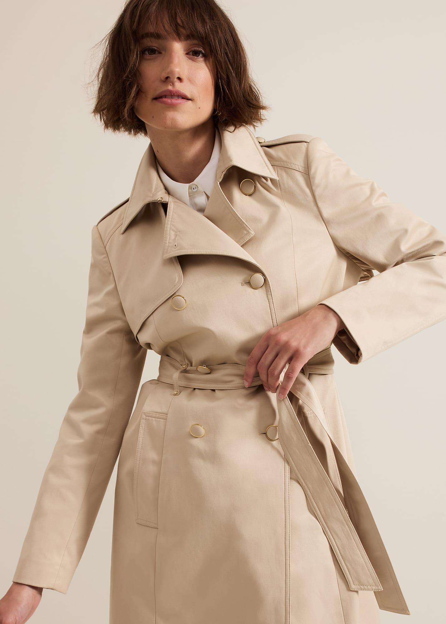 Fitted duster coat hotsell
