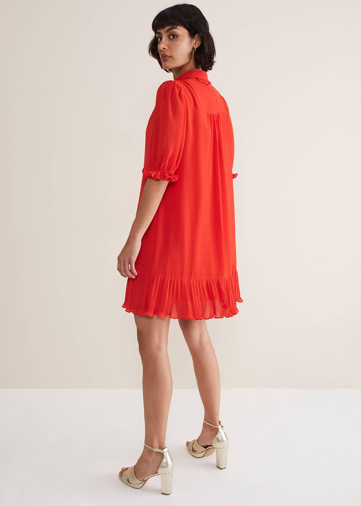 Phase Eight April Chiffon Mini Dress in Red | Lyst UK Phase Eight April Chiffon Mini Dress in Red | Lyst UK