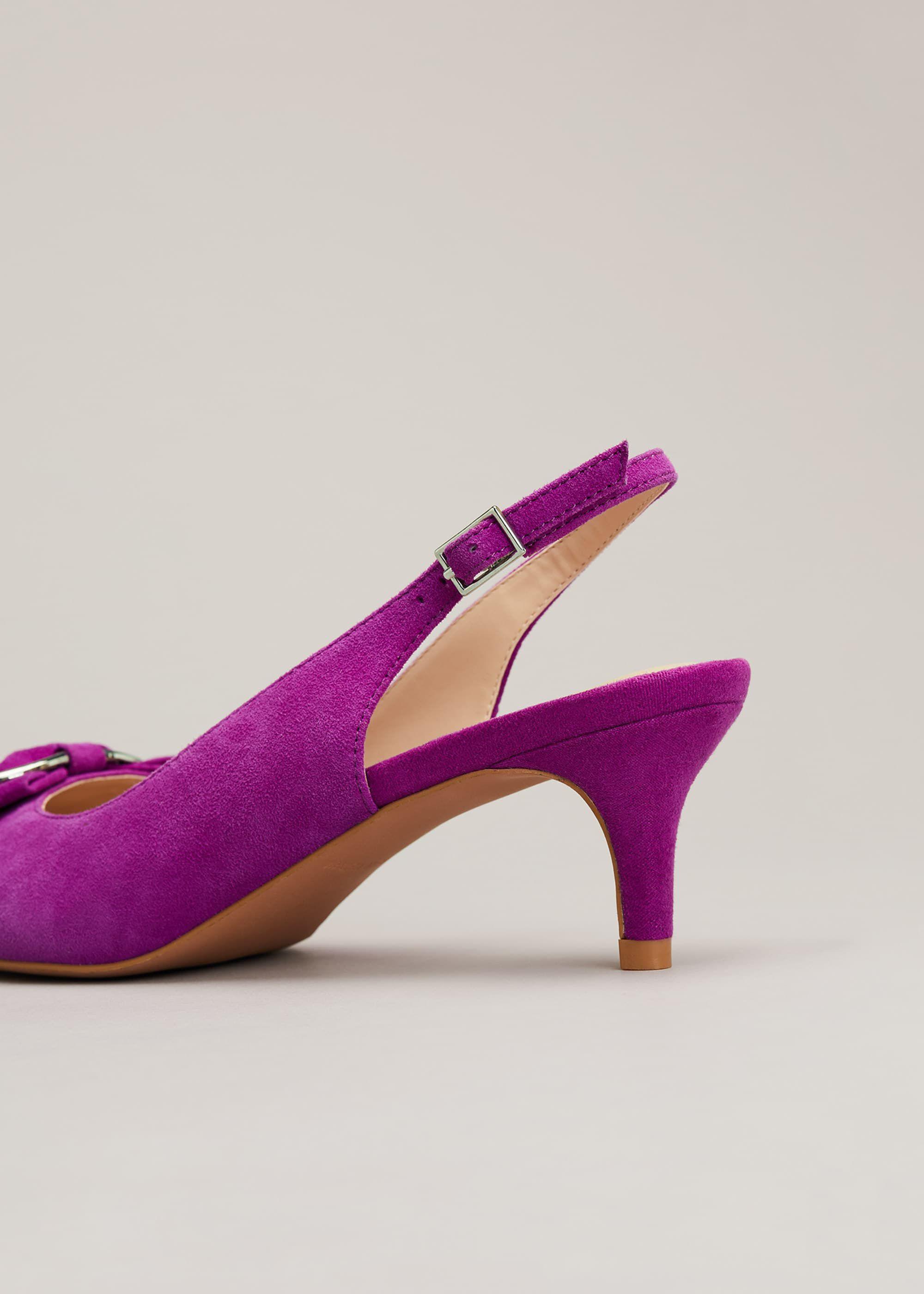 plum kitten heels