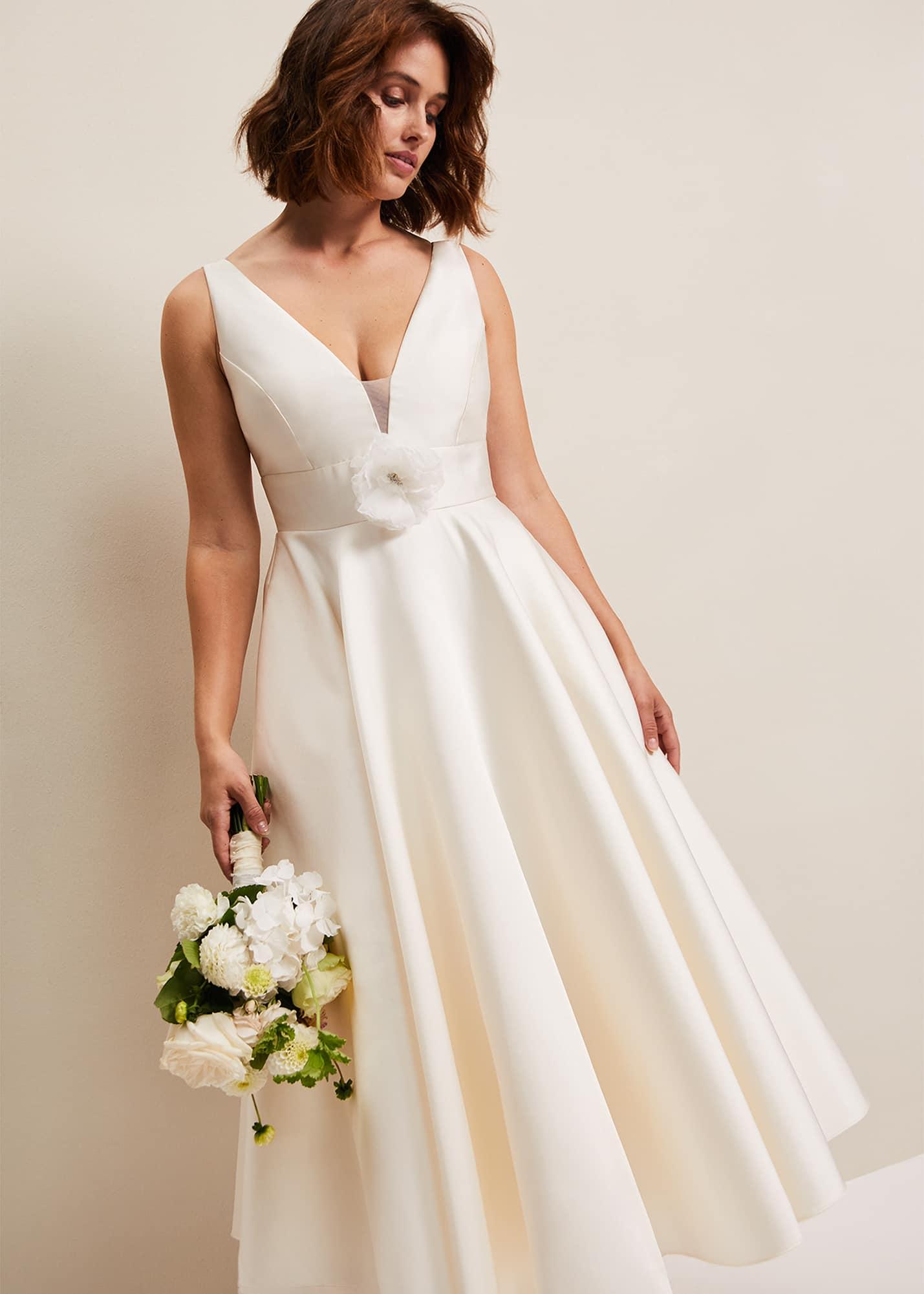 phase eight fit and flare dress Halter Light Blue Fitted Long Bridesmaid Dress – Dressesforparty main image 1