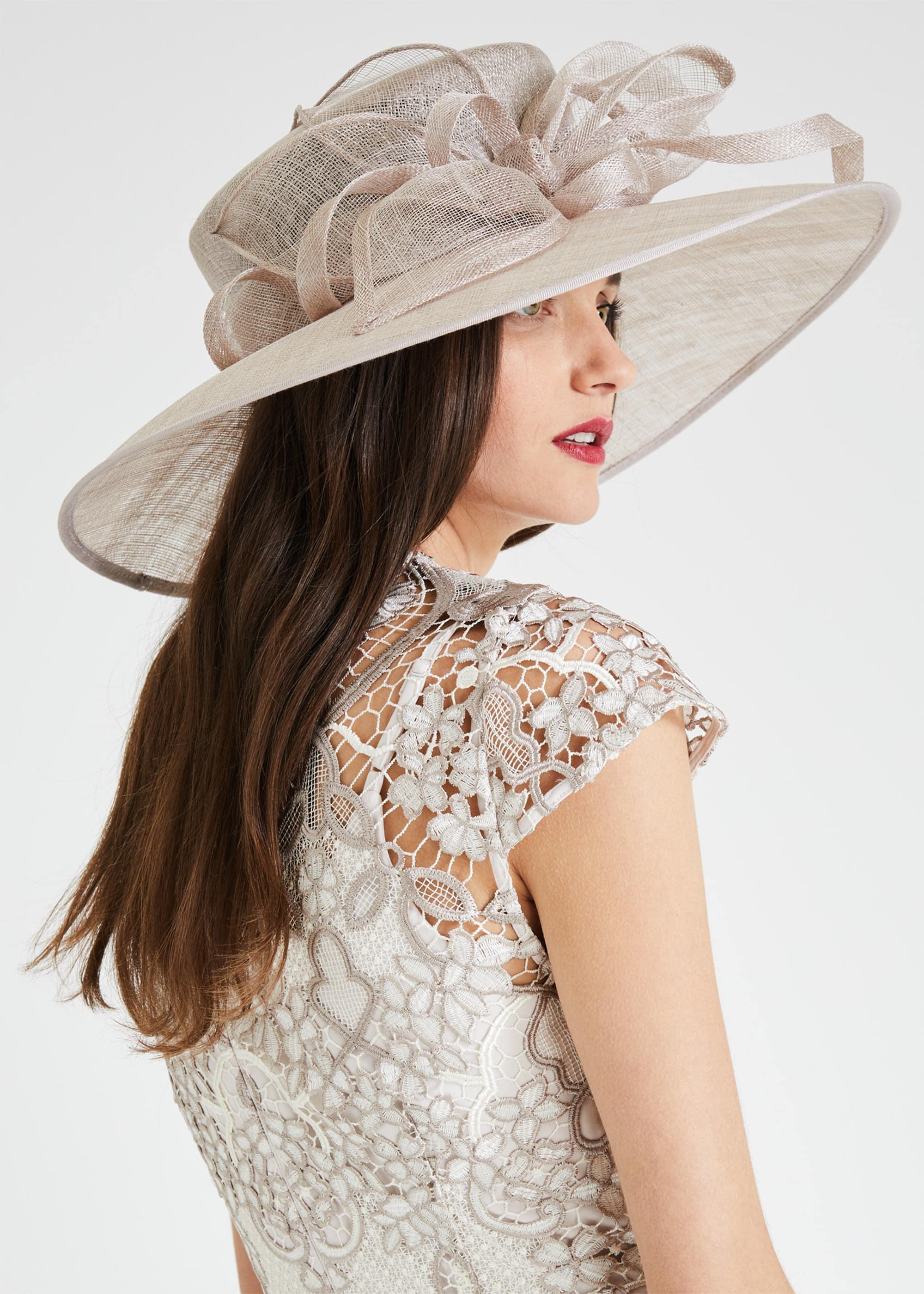 Phase Eight 's Celestine Bow Trim Hat 