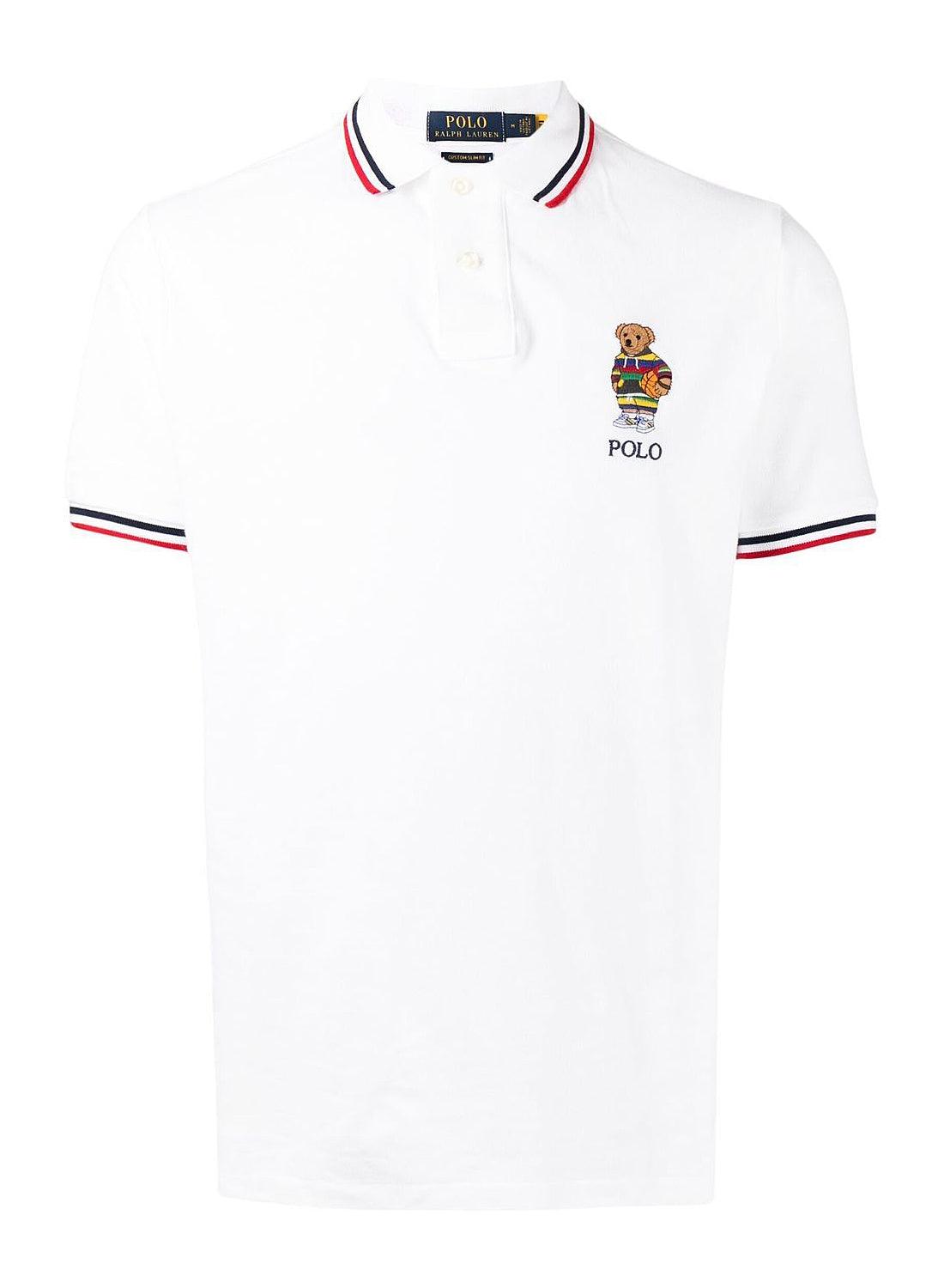 Polo Ralph Lauren White Active Bear Cotton Polo Shirt for Men - Save 22% |  Lyst
