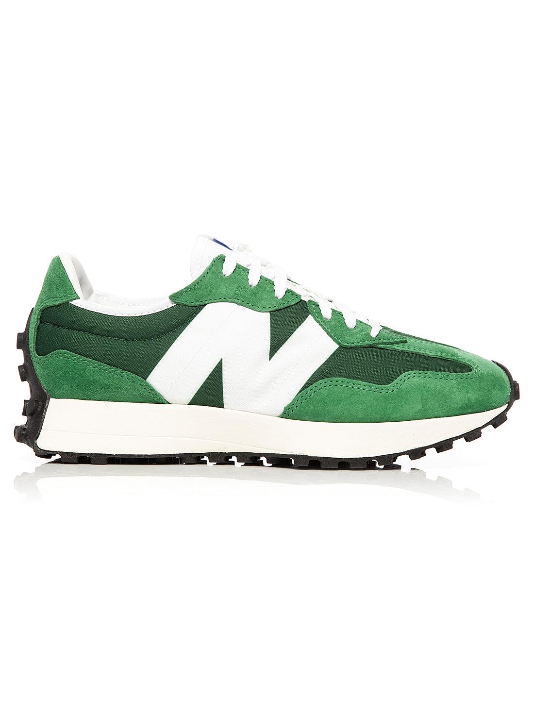 New Balance 327 Suede And Nylon Low-top Trainers in Green for ... دربيل نيكون