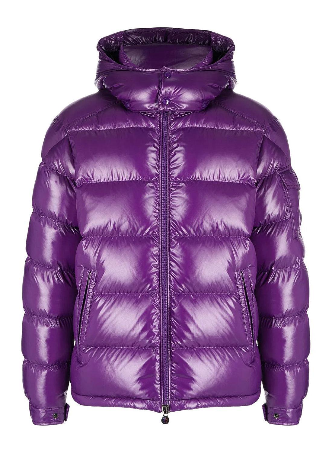 Moncler Maya Padded Jacket Purple for Men Lyst