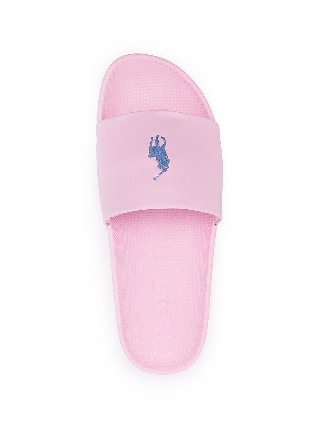 Polo Ralph Lauren Polo Slides in Pink for Men | Lyst