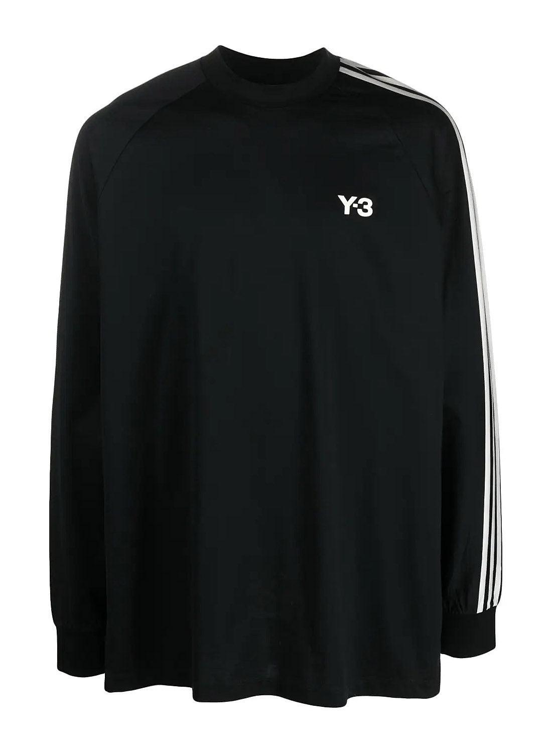 Y-3 3s Ls Tee in Black for Men | Lyst