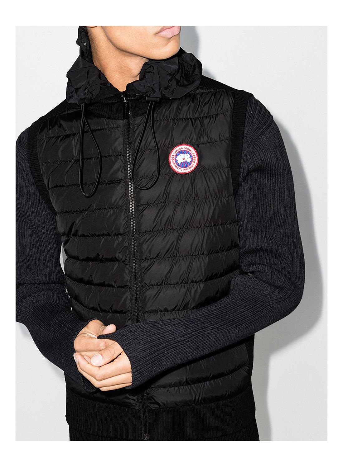 Canada Goose Hybridge Knit Vest in Black for Men | Lyst