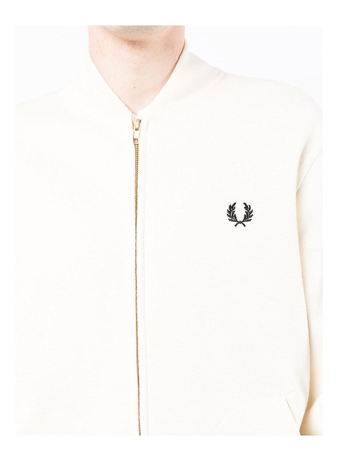 Fred Perry Knitted Zip Through Bomber 
