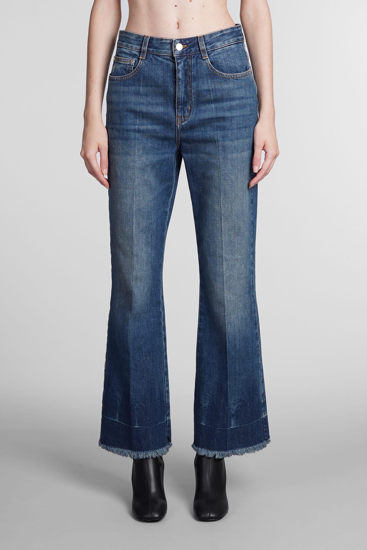 Womens Jeans Stella McCartney Jeans Save 5% Stella McCartney Biker Jeans In Sustainable Cotton Denim in Blue 