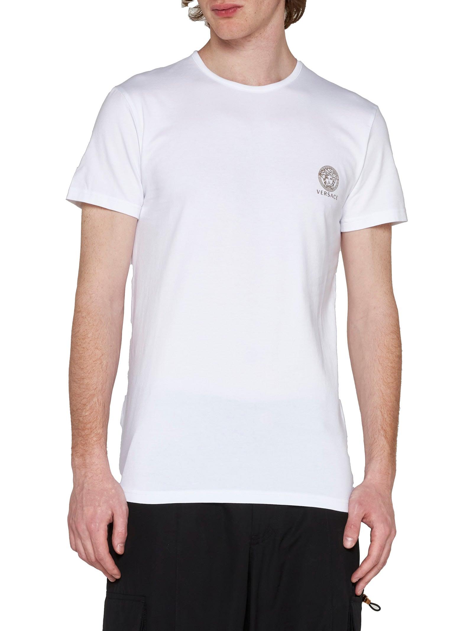 Versace T-shirt in White for Men | Lyst