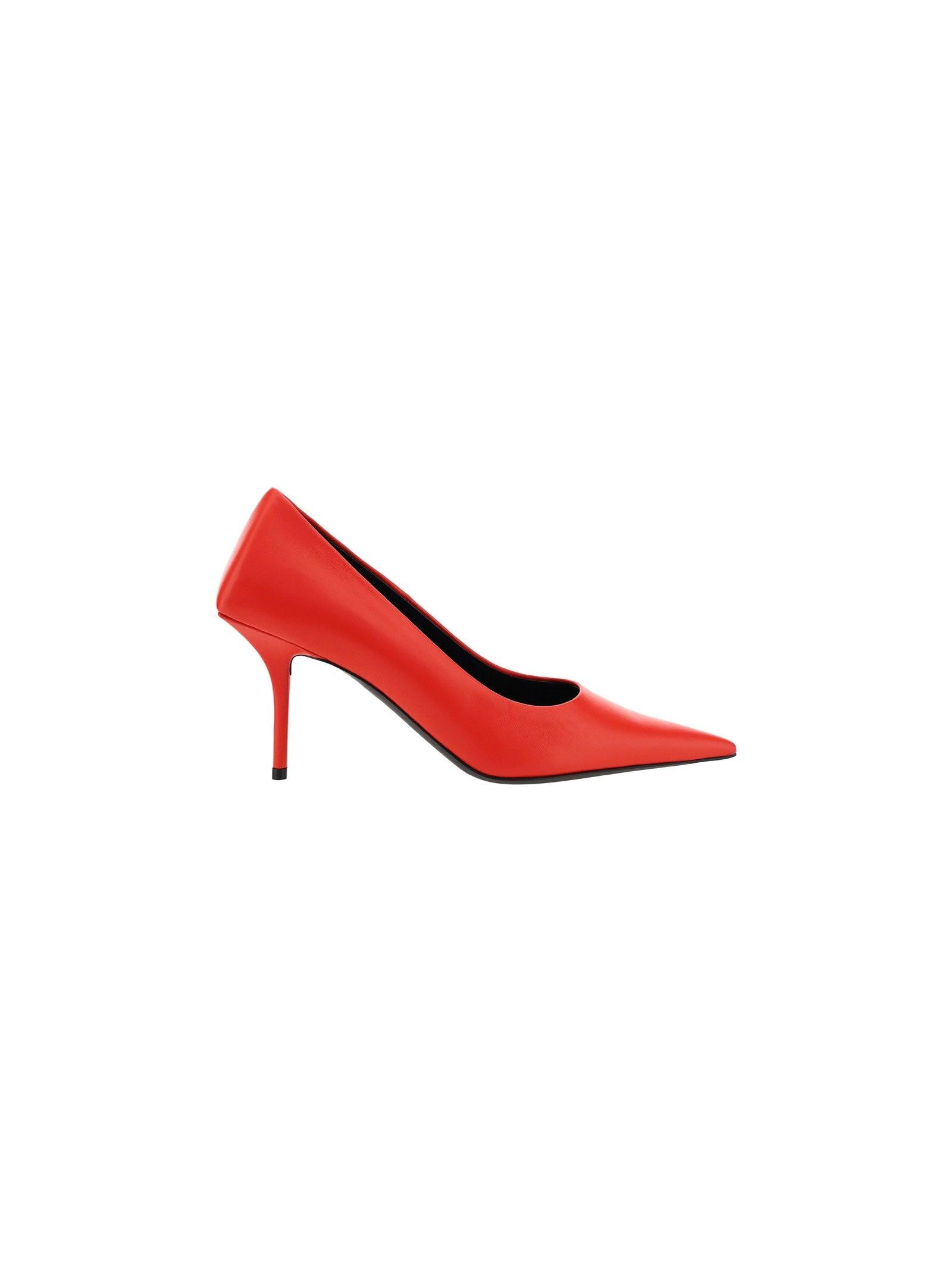 balenciaga red pumps