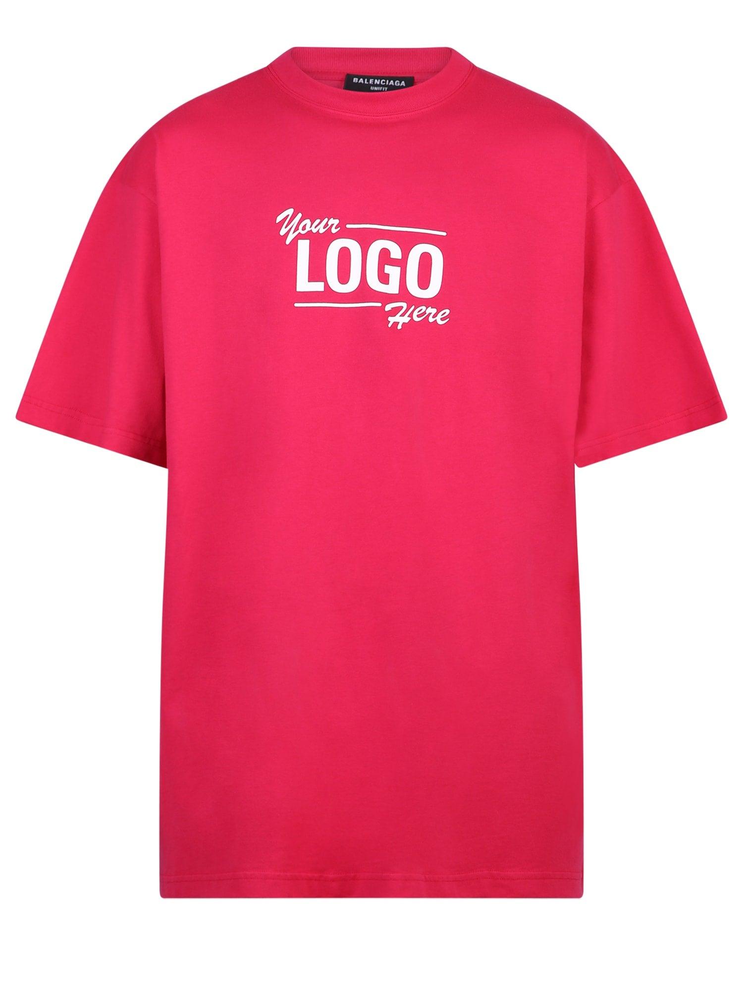 pink balenciaga t shirt mens