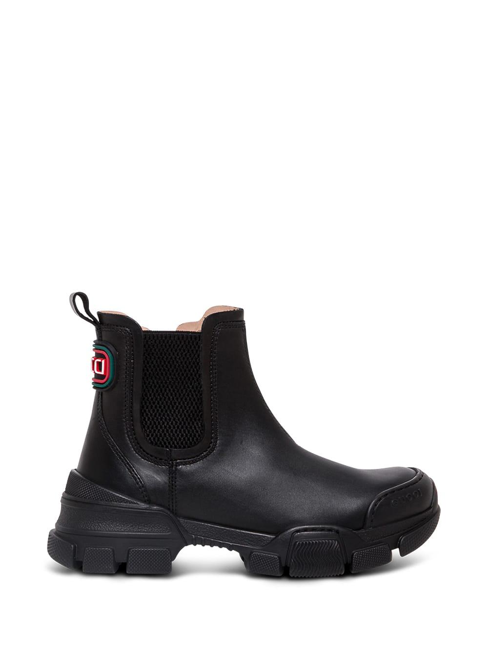 mens black gucci boots
