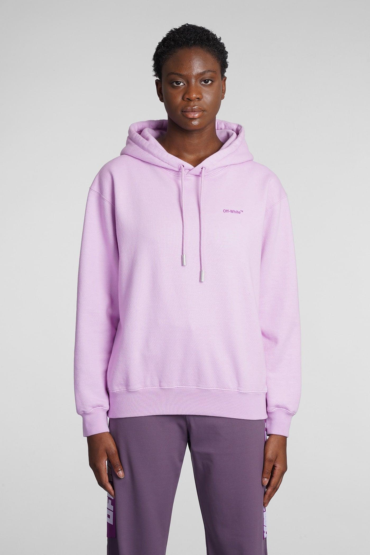Off-White c/o Virgil Abloh Sweatshirt In Lilla Cotton in Purple | Lyst