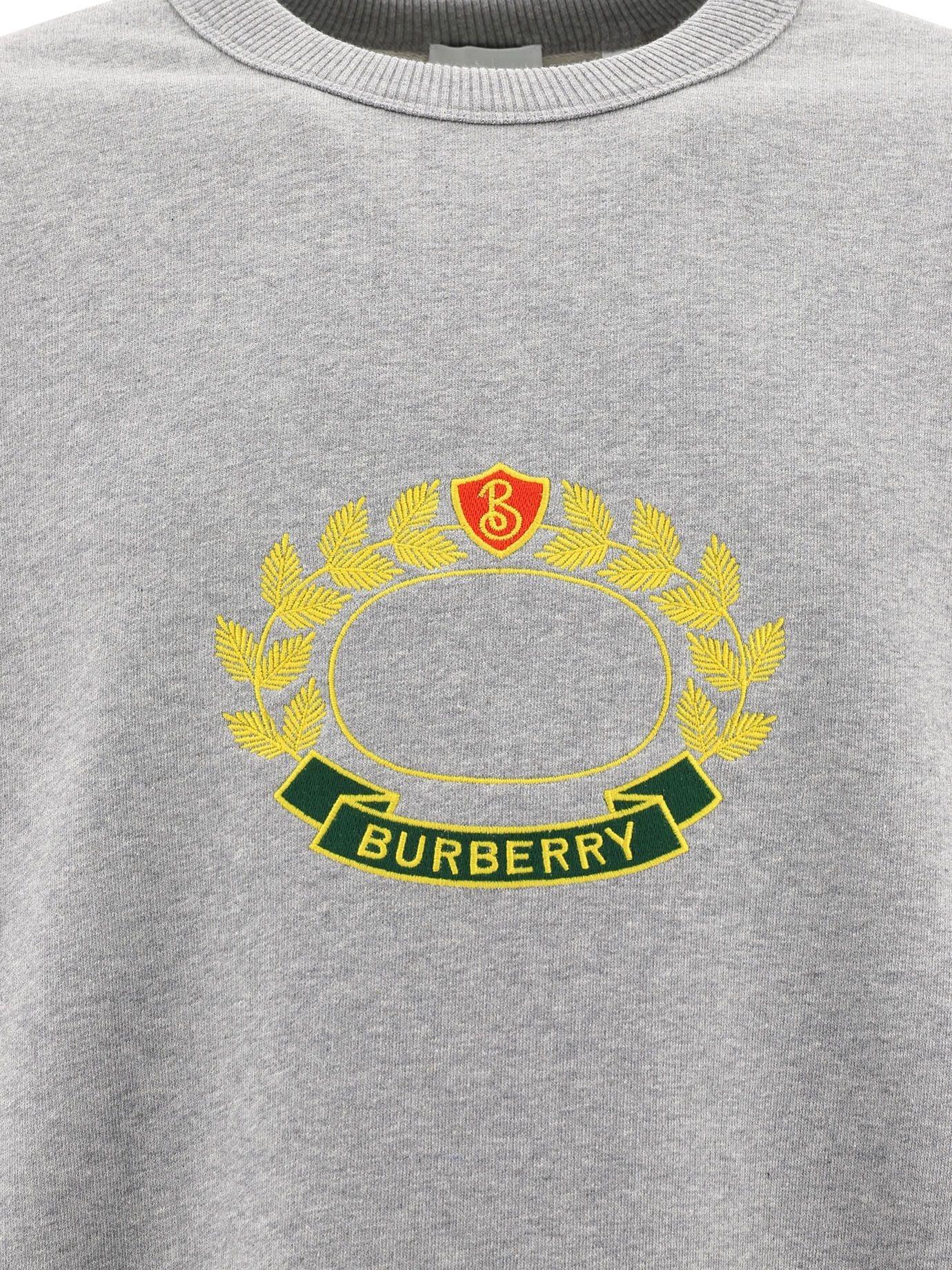 Burberry Men's Sweatshirt in Gray for Men | Lyst