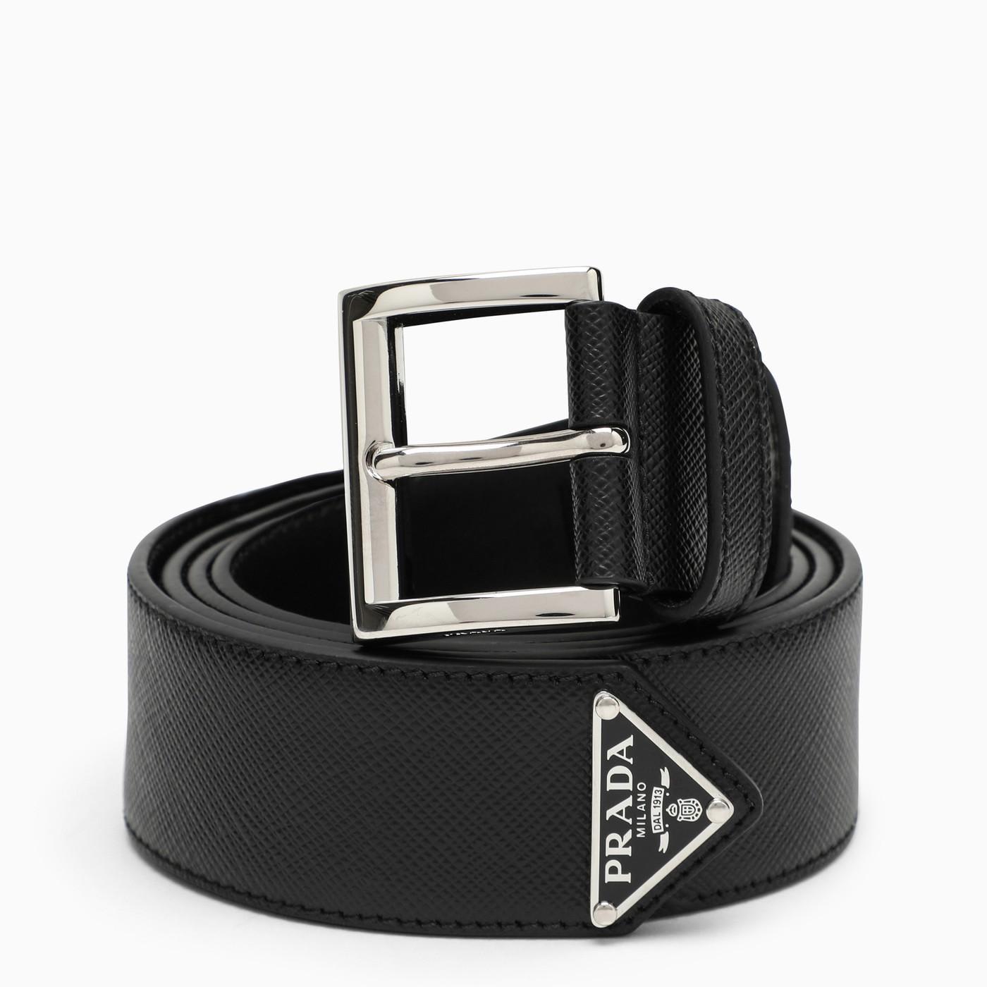 Prada saffiano leather belt cheap