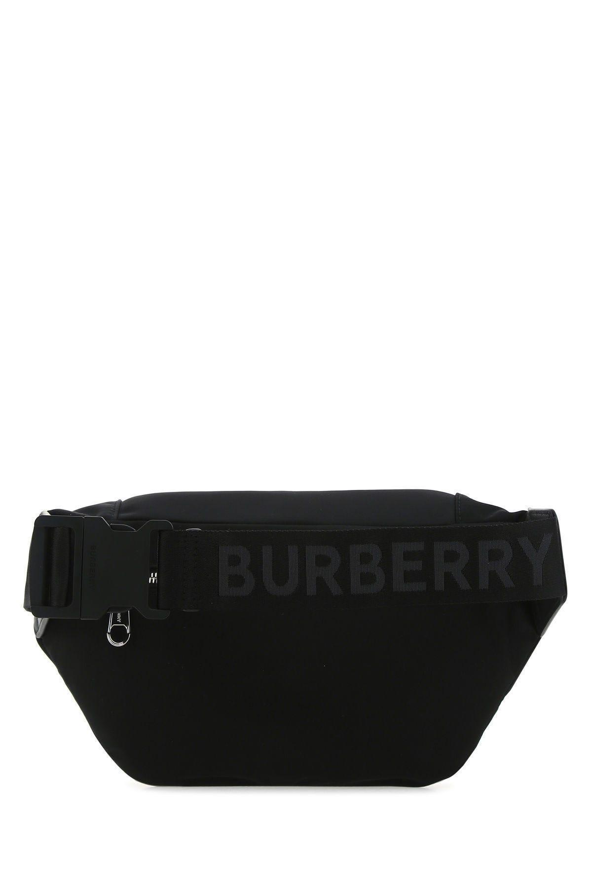 BURBERRY waist bag black nylon