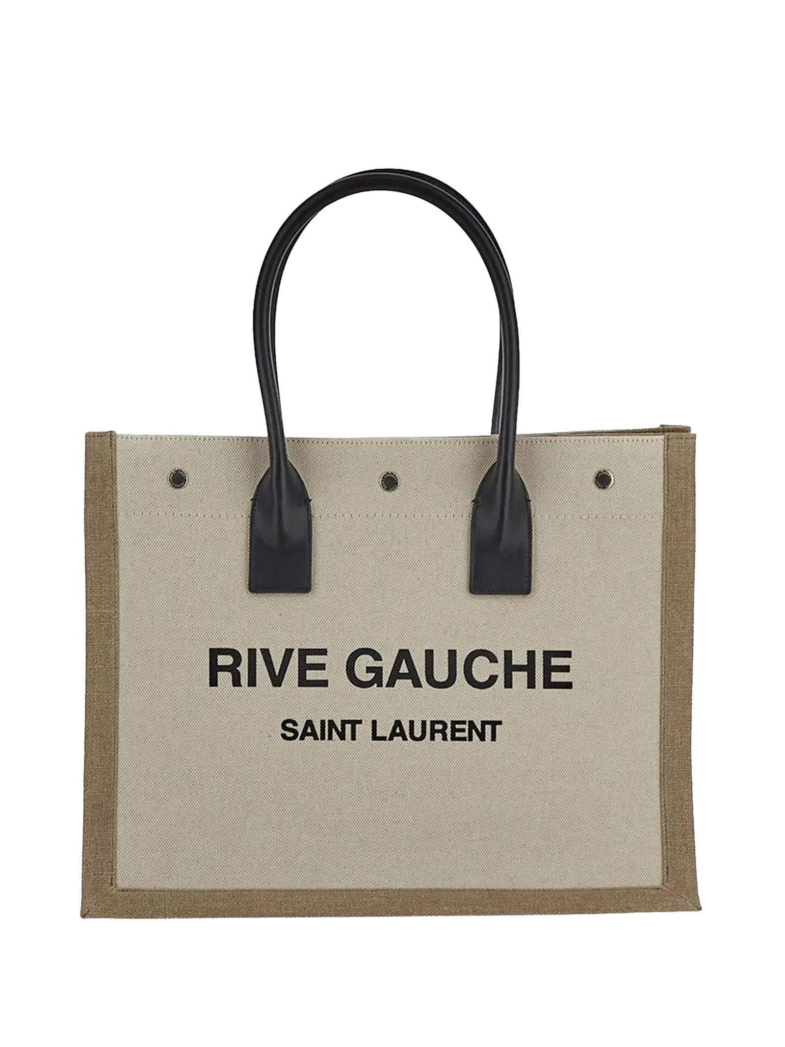 Saint Laurent Women's Rive Gauche Tote Bag - Natural - Totes