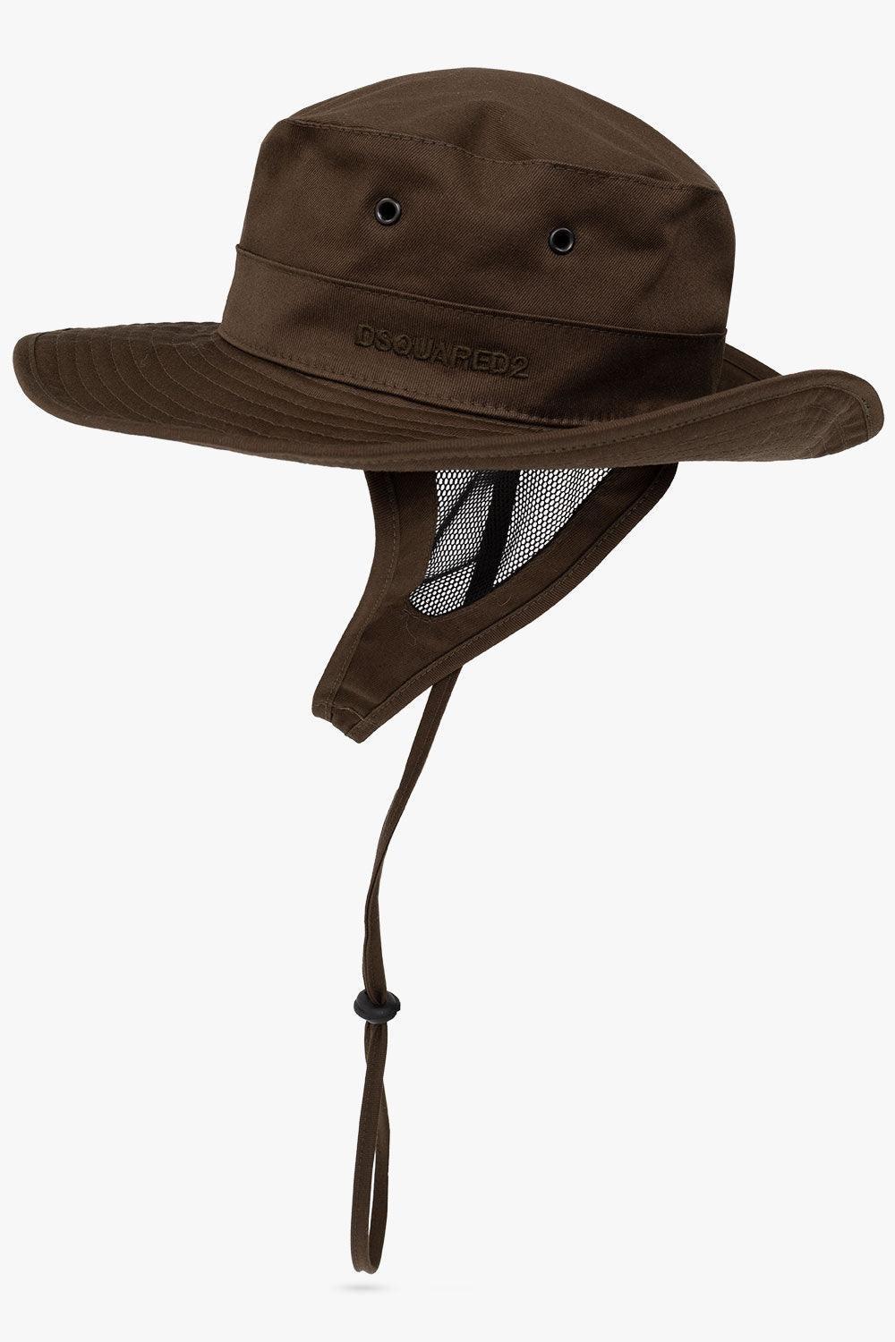 DSquared² Brown Bucket Hat With Logo | Lyst