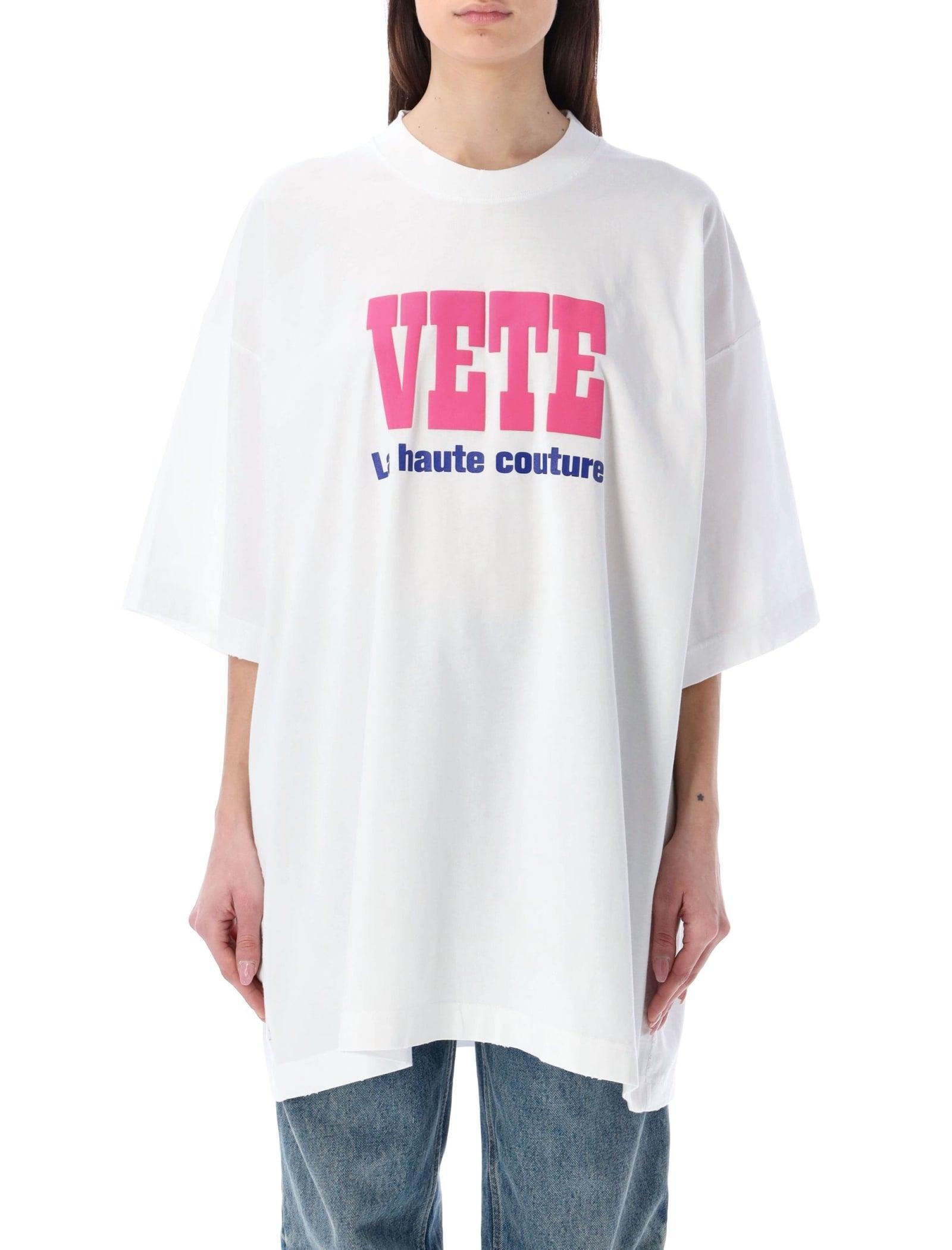 Vetements La Haute Couture T-shirt in White | Lyst