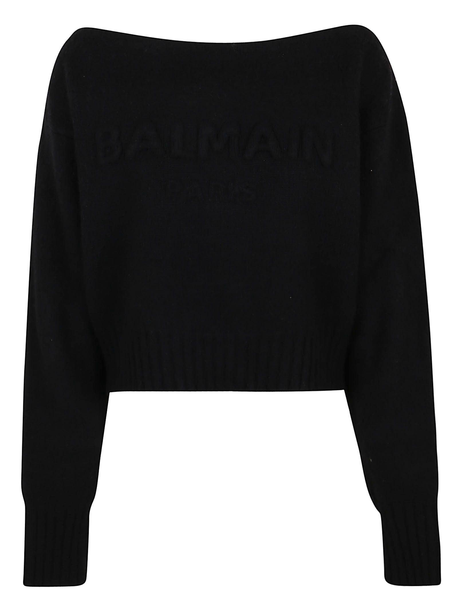 balmain crop jumper