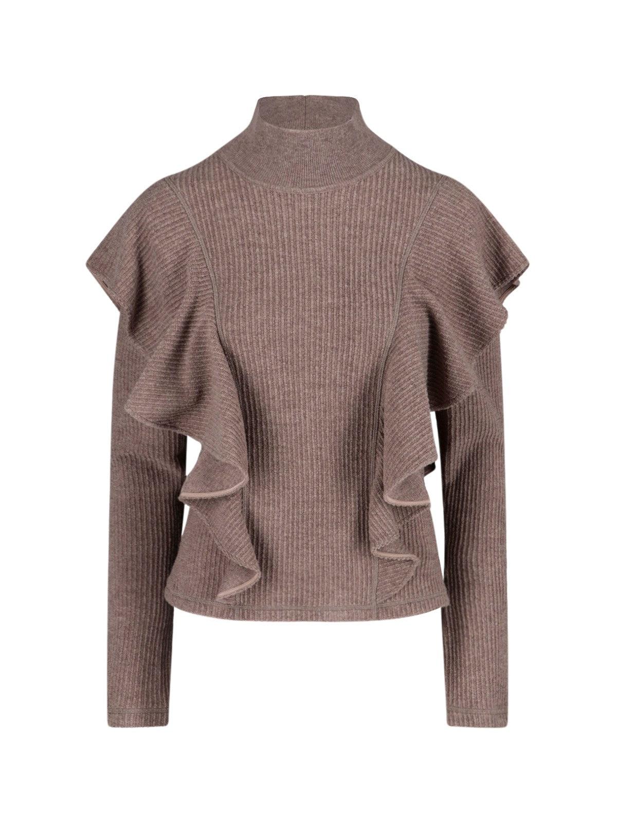 Ruffle pullover outlet