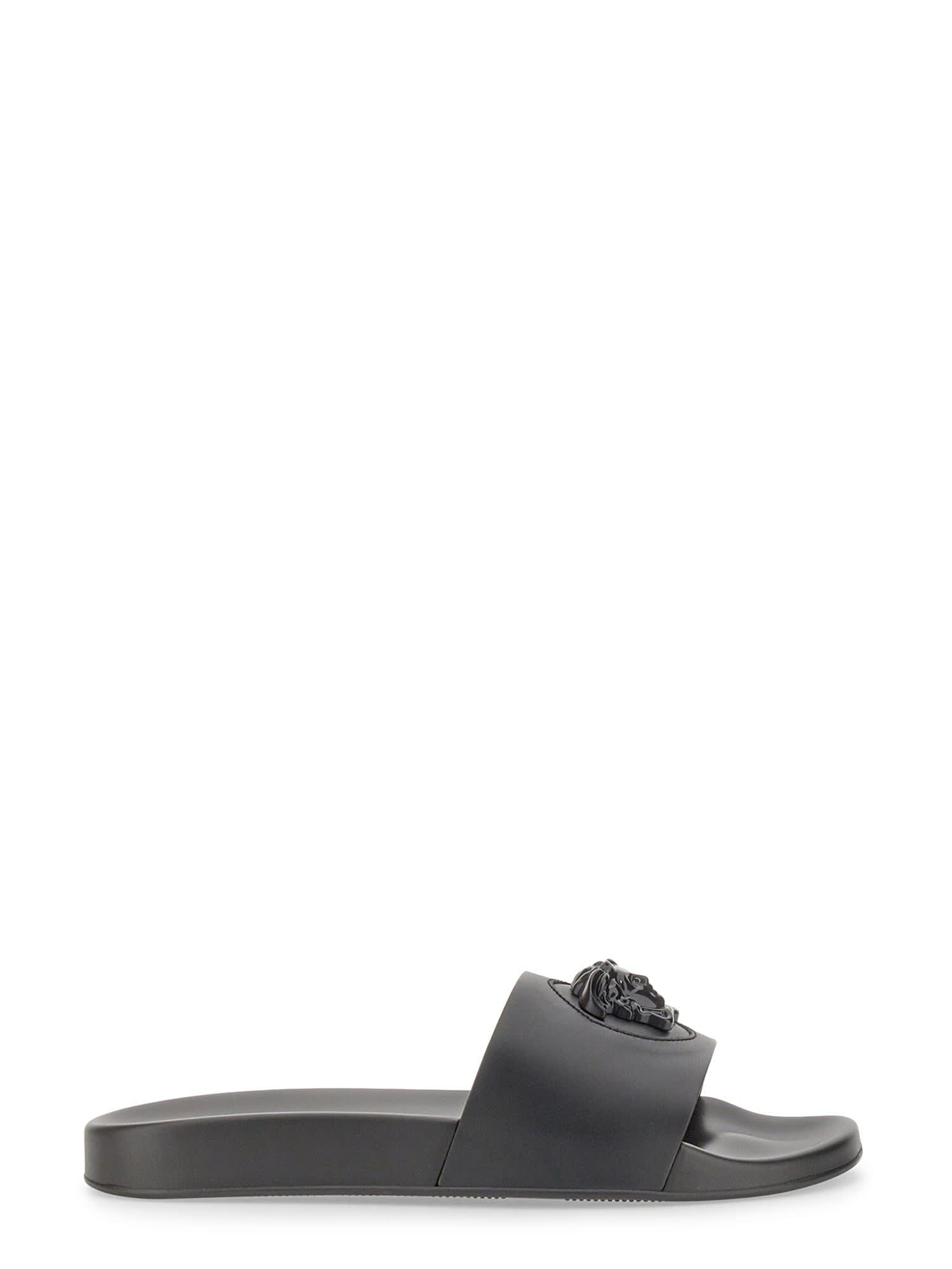 Versace Rubber Sandal Slide La Medusa in Nero (Black) for Men - Save 49 ...