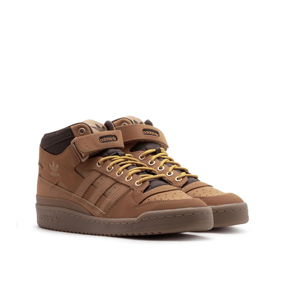 adidas forum mid brown