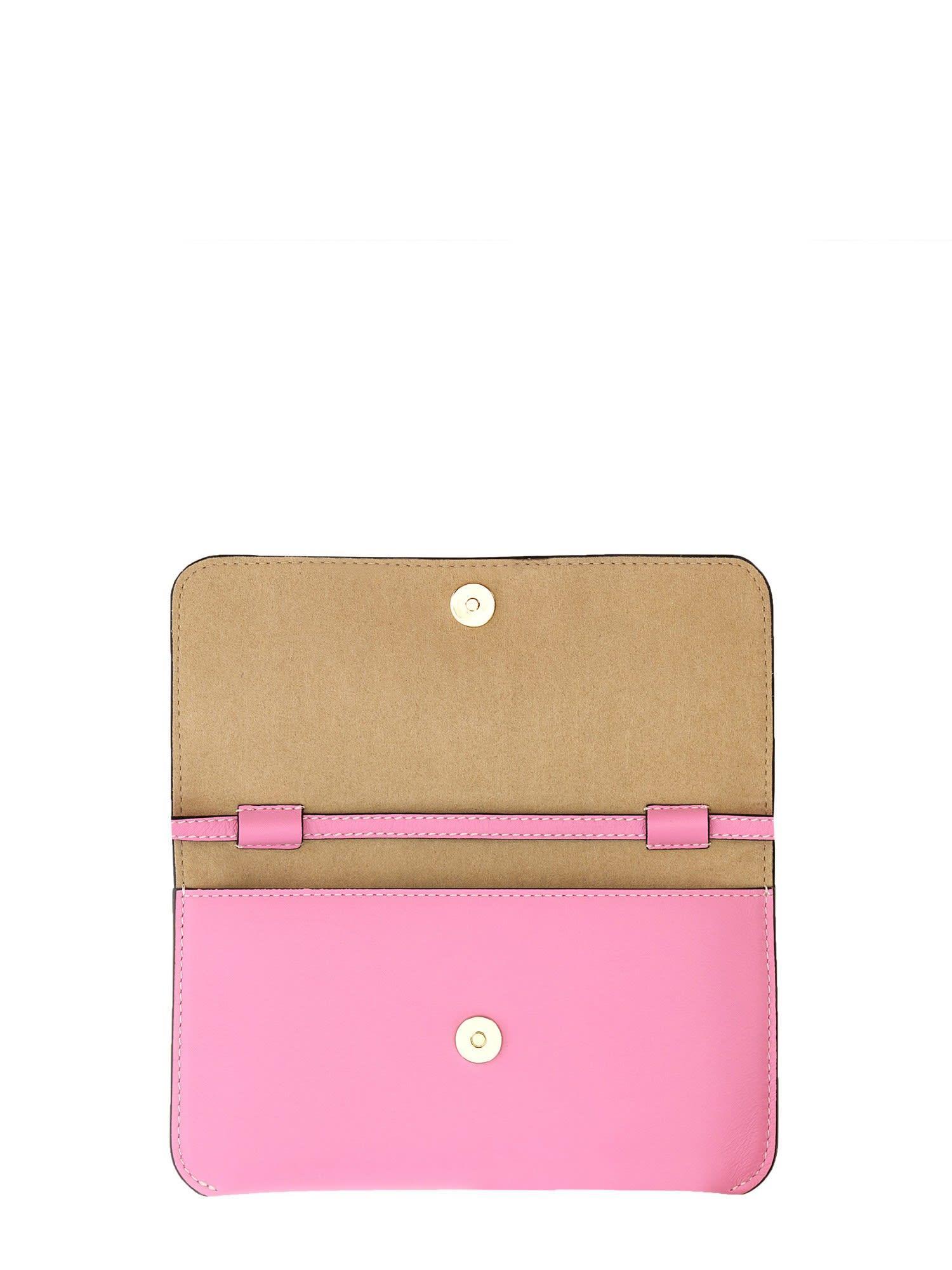 JW Anderson Leather Chain Smartphone Bag in Pink | Lyst