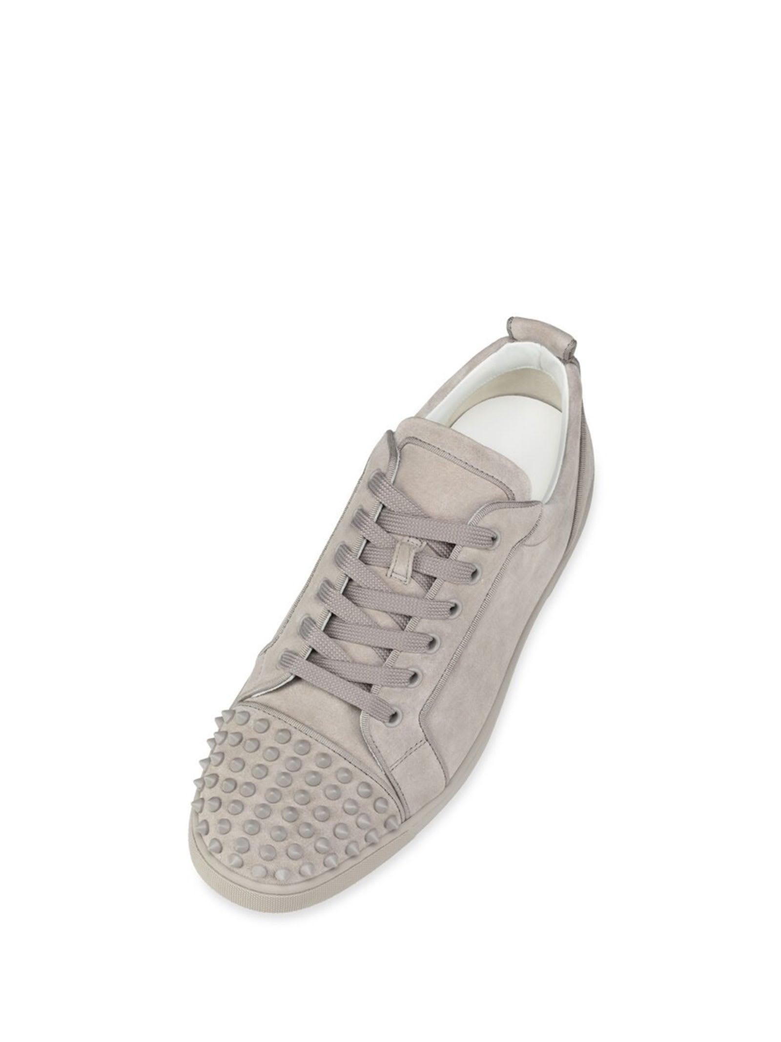Christian Louboutin Lou Spike White And Blue Sneakers New Size 45 US 12