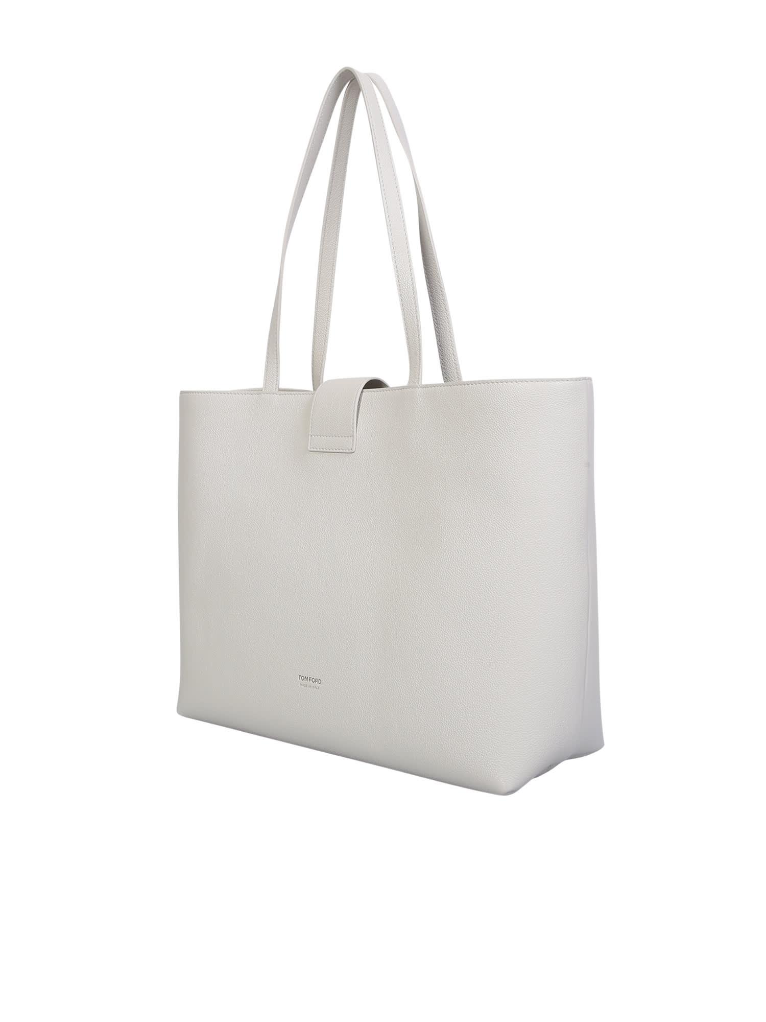 Tom Ford Tf Small Tote Bag By in White | Lyst