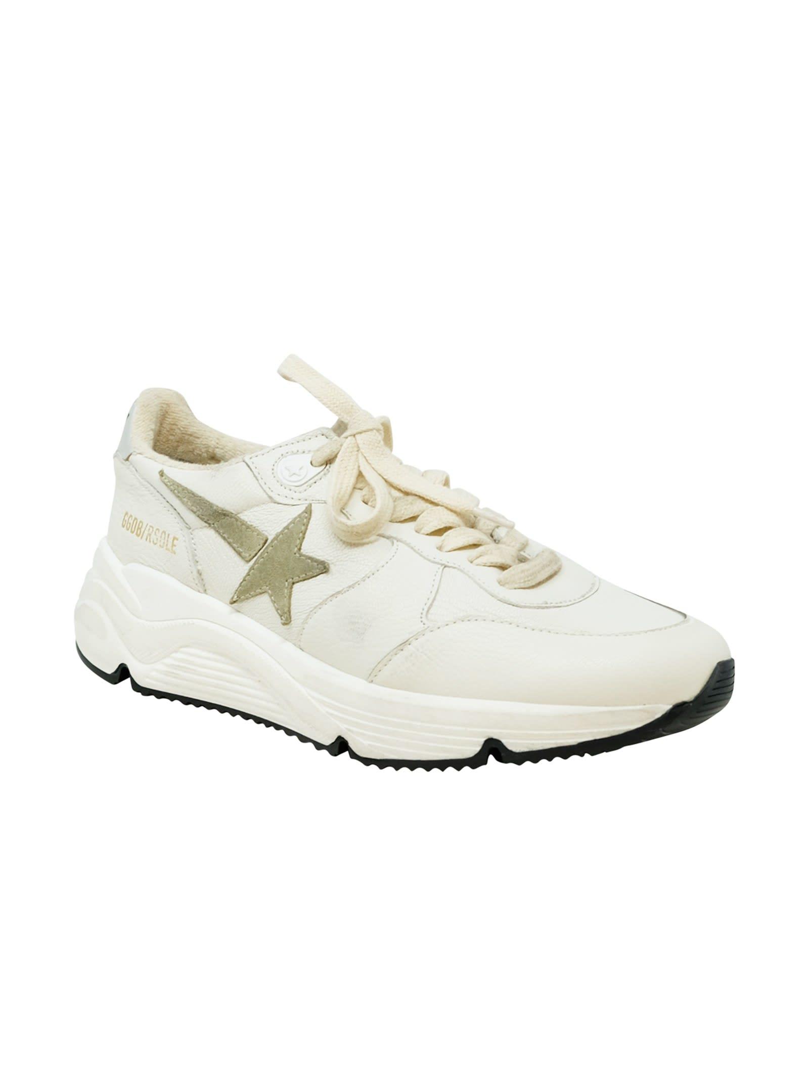 Golden Goose White Leather Running Sole Sneakers | Lyst