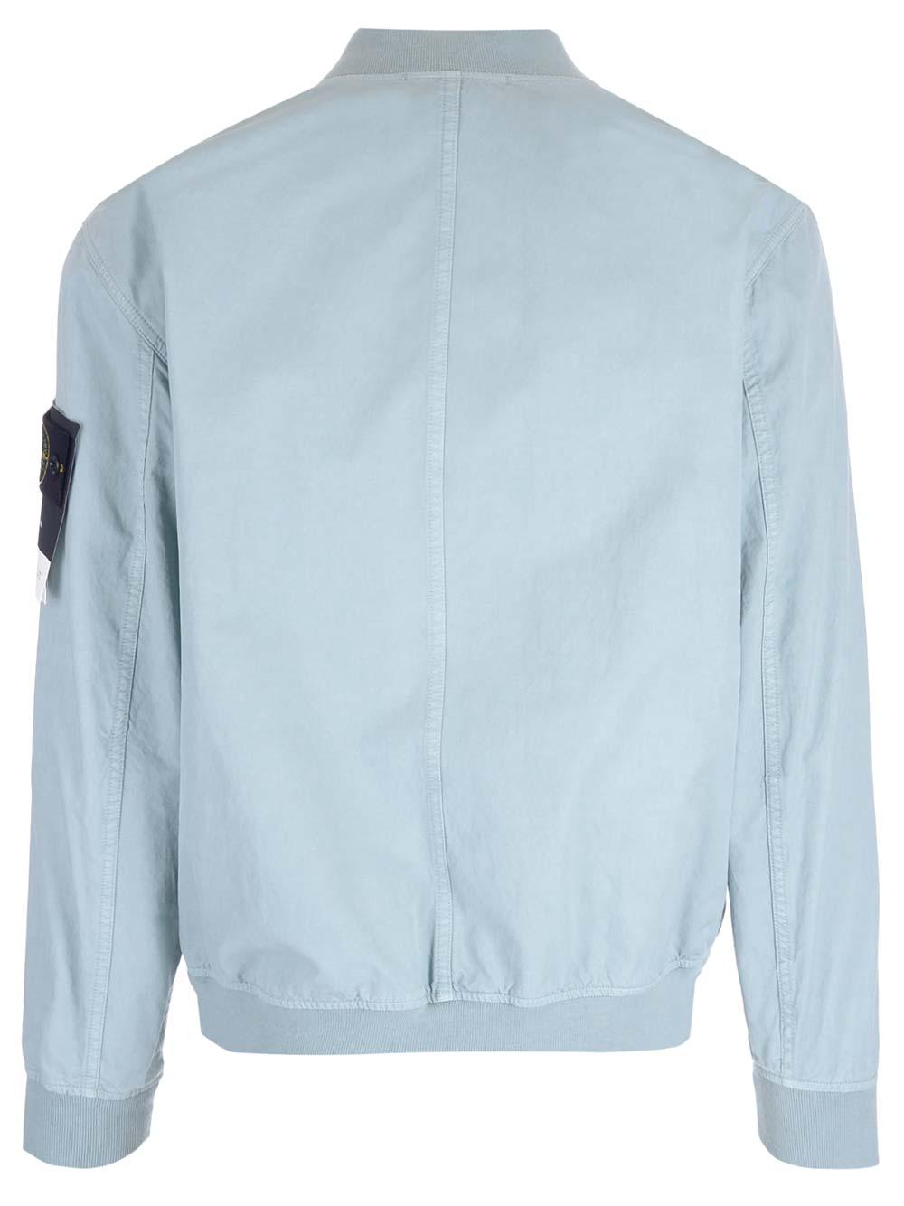 Light Blue Stone Island Jacket Shelly Lighting