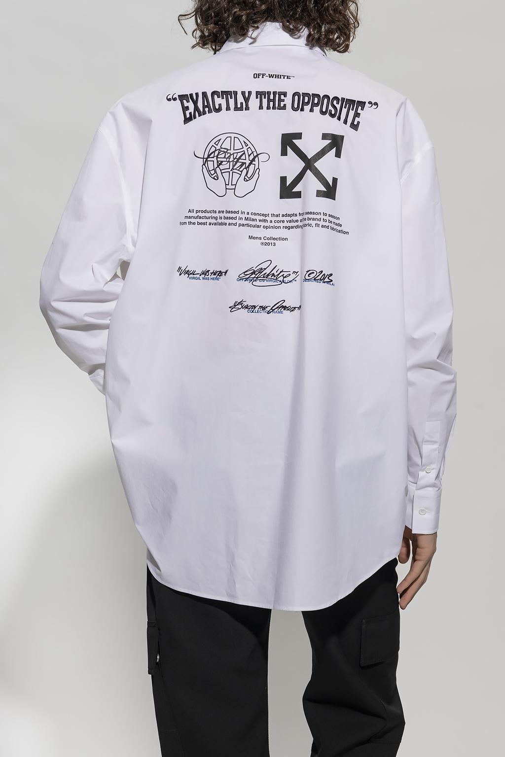 c/o Virgil Abloh Shirt Logo White for Men |