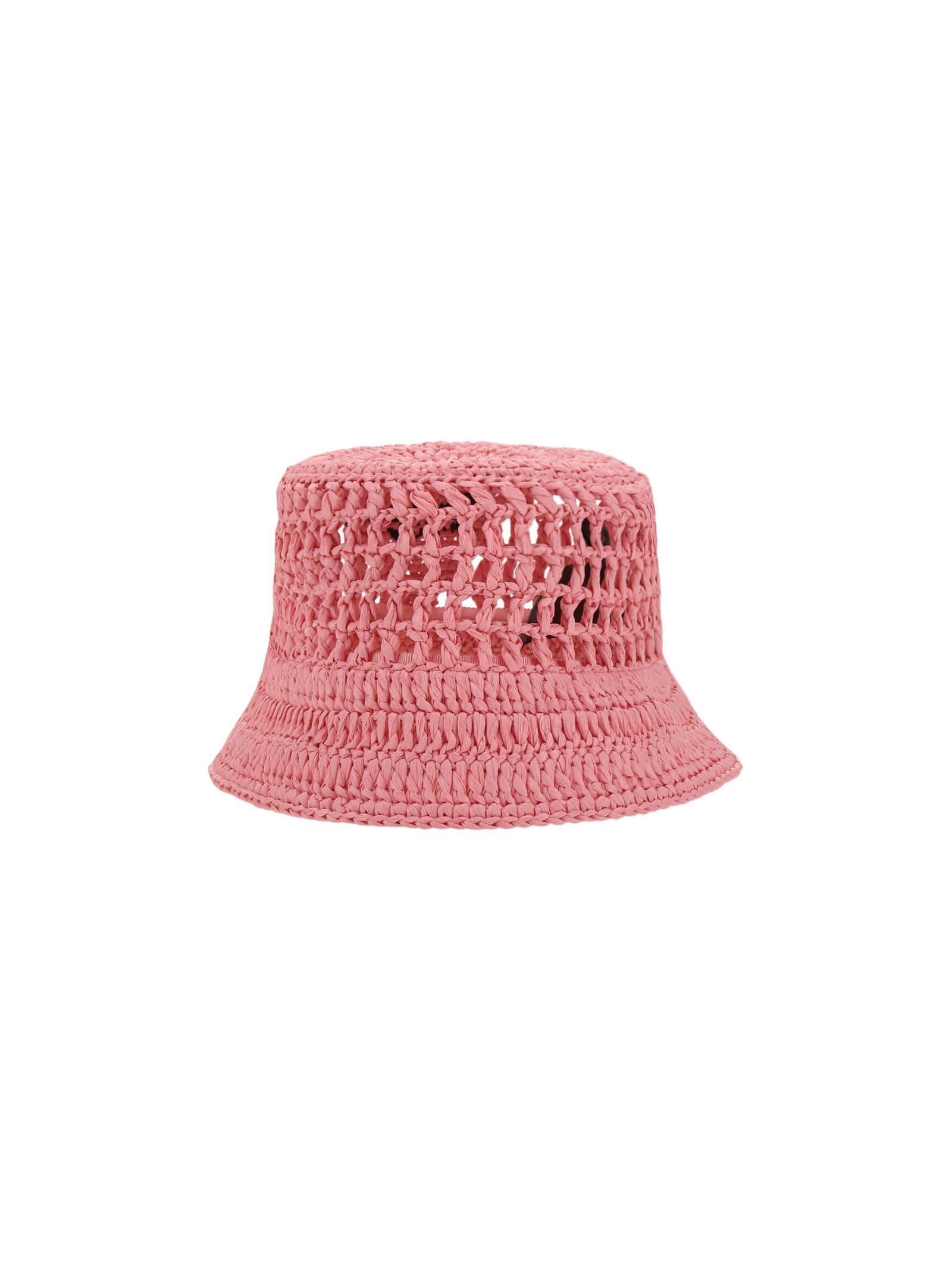 Prada Bucket Hat in Pink | Lyst
