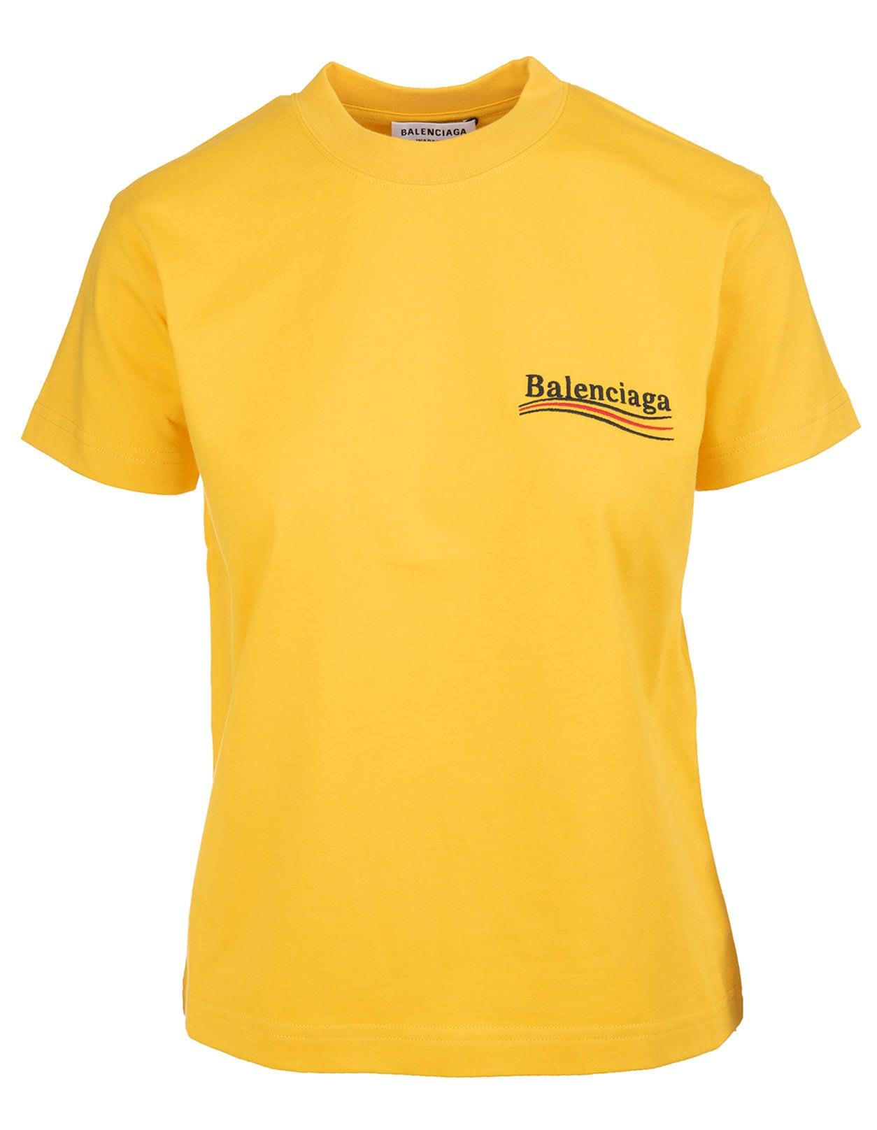 Balenciaga Cotton Woman Yellow Slim Fit 