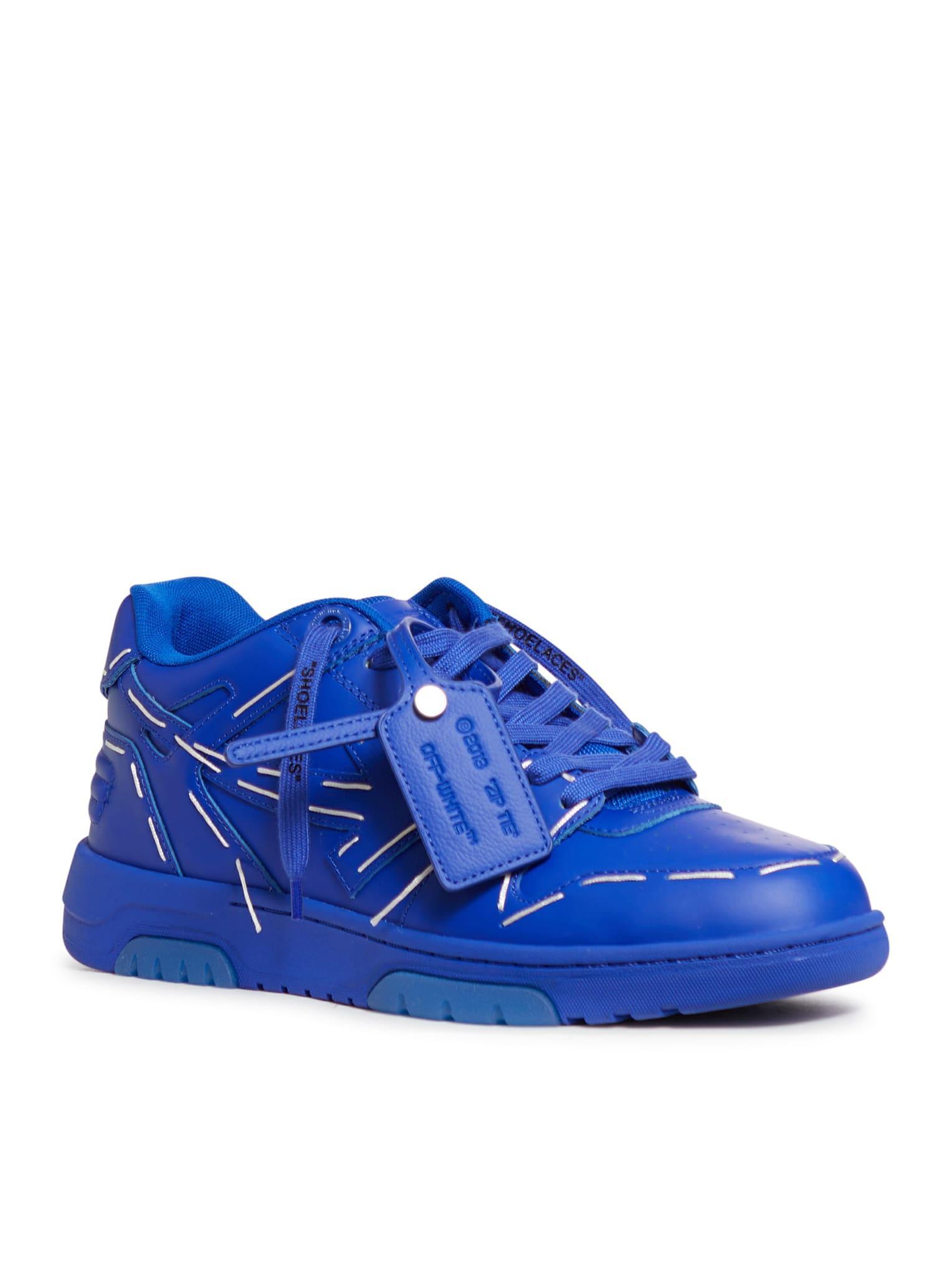 Off-White c/o Virgil Abloh Out Of Office Blue Low Trainer for Men