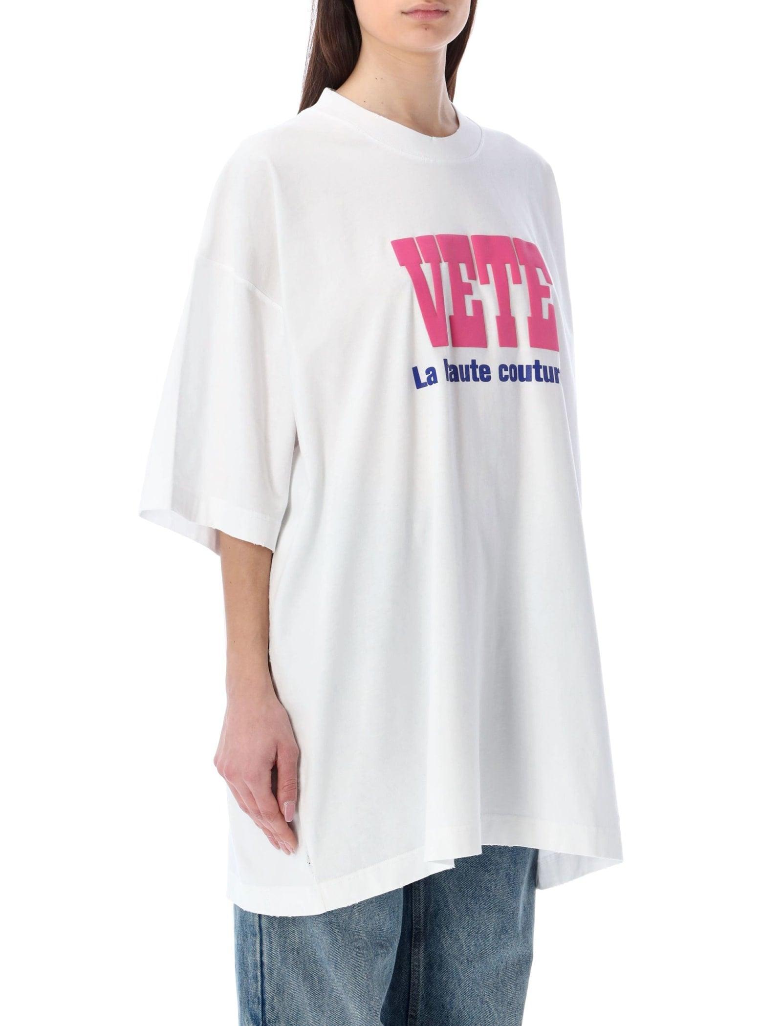 Vetements La Haute Couture T-shirt in White | Lyst
