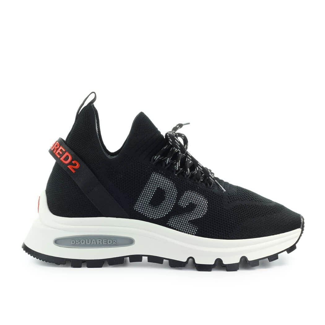 DSquared² Run Ds2 Black Sneaker in Blue for | Lyst