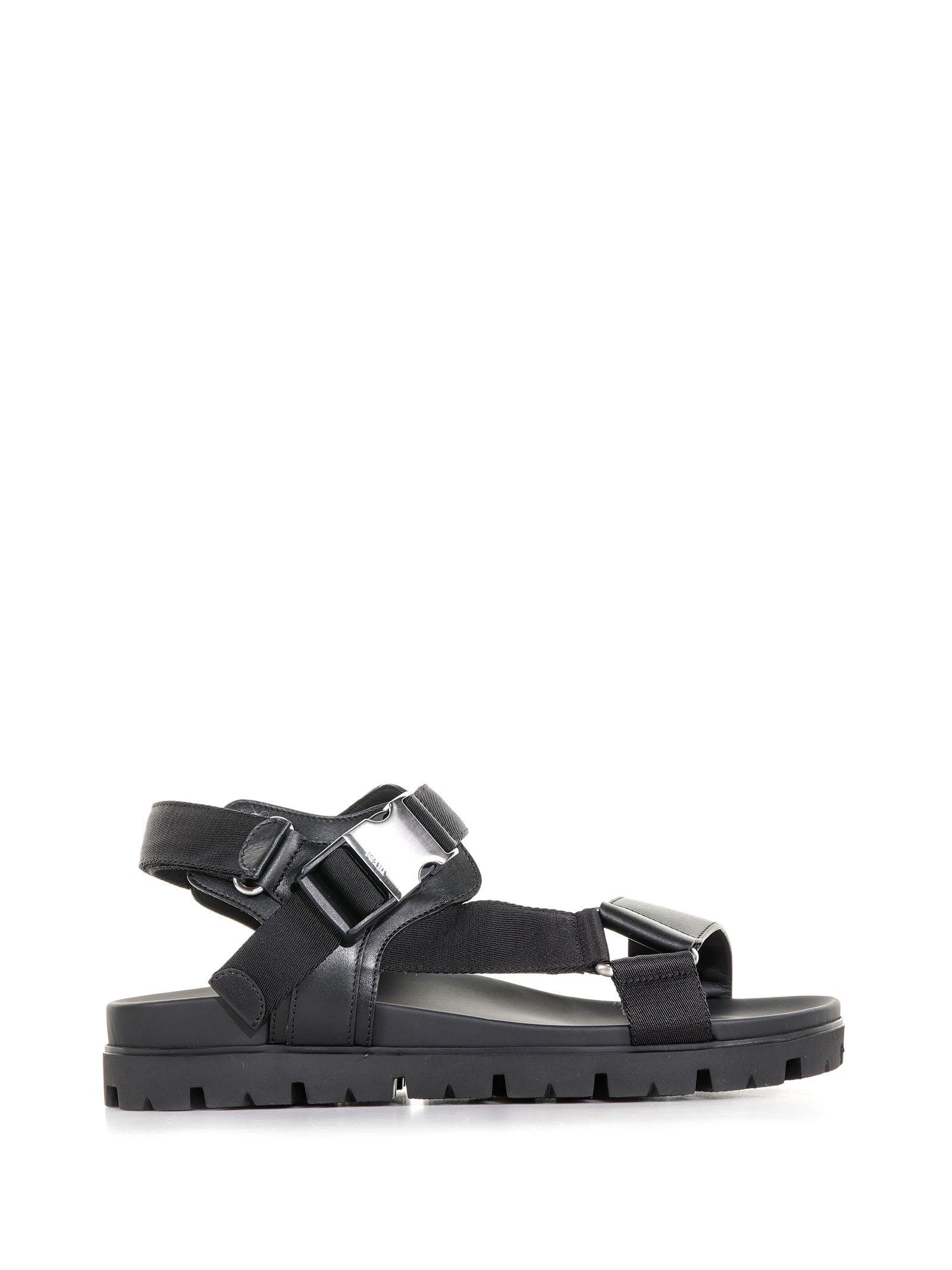 Prada Sports Leather Sandals in White for Men | Lyst