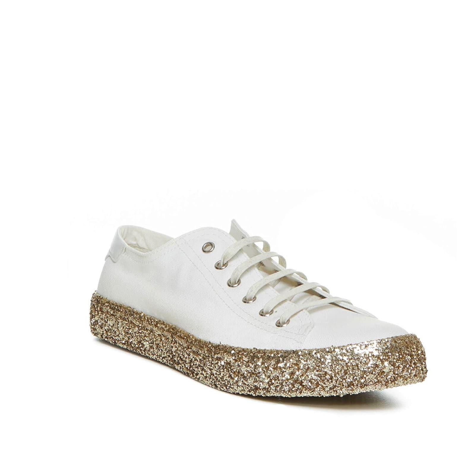 Saint Laurent Bedford Low-top Sneakers Canvas in White | Lyst