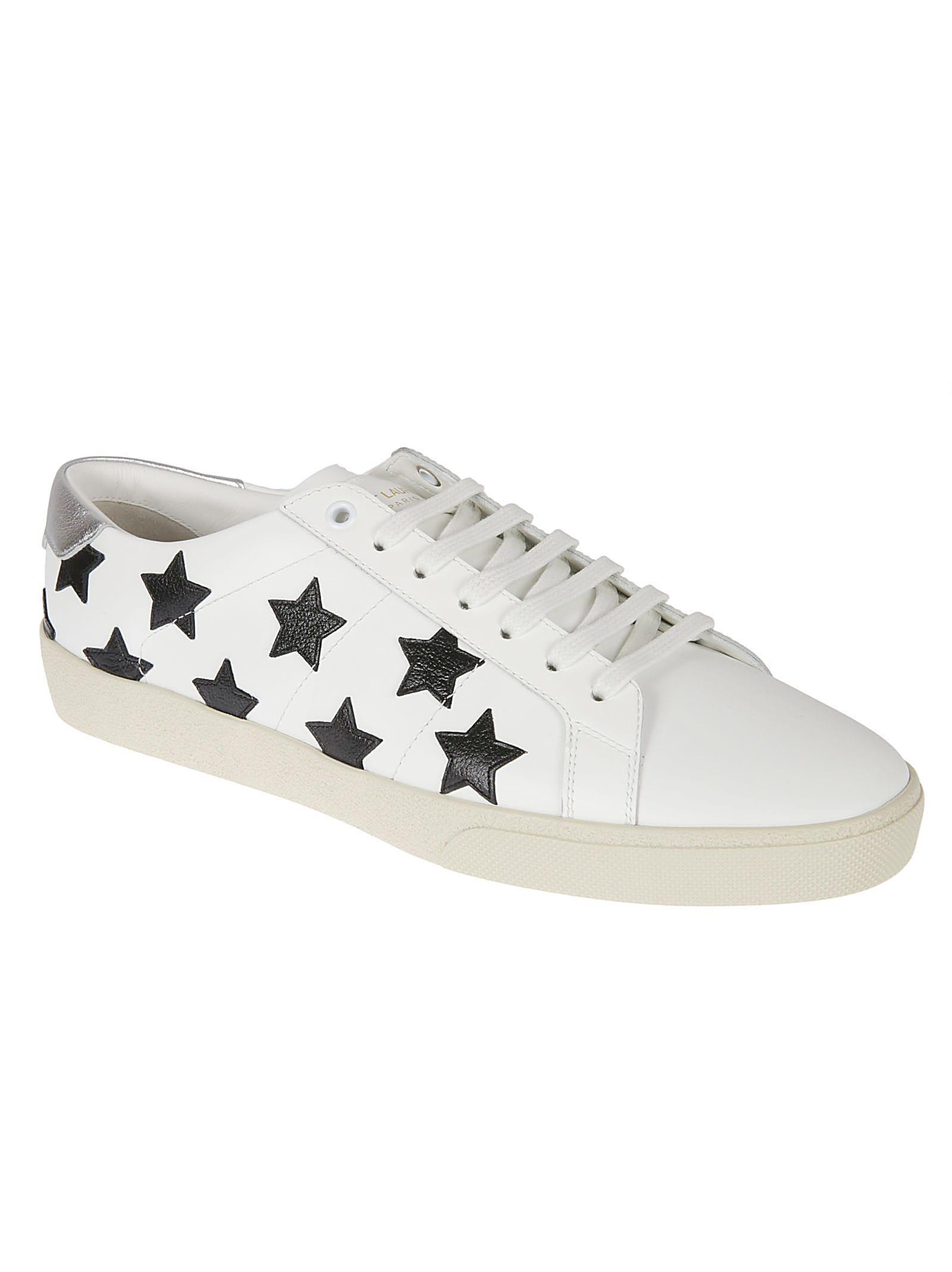 Saint laurent black star sneakers sale